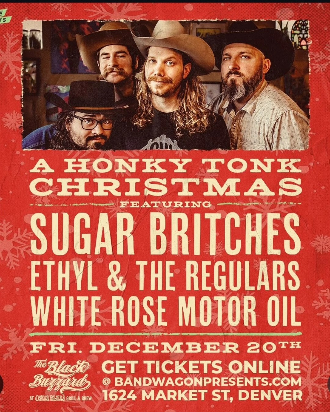 trading silent nights for neon lights and country vibes🎄
join us this friday for the ultimate Honky Tonk Christmas concert!
@theblackbuzzardob
7:00 doors
8:00 show
#DenverCountryMusic #HonkyTonkHolidays #CountryChristmas #LiveMusicDenver #TwangGang
#BlackBuzzard #EggNogDog