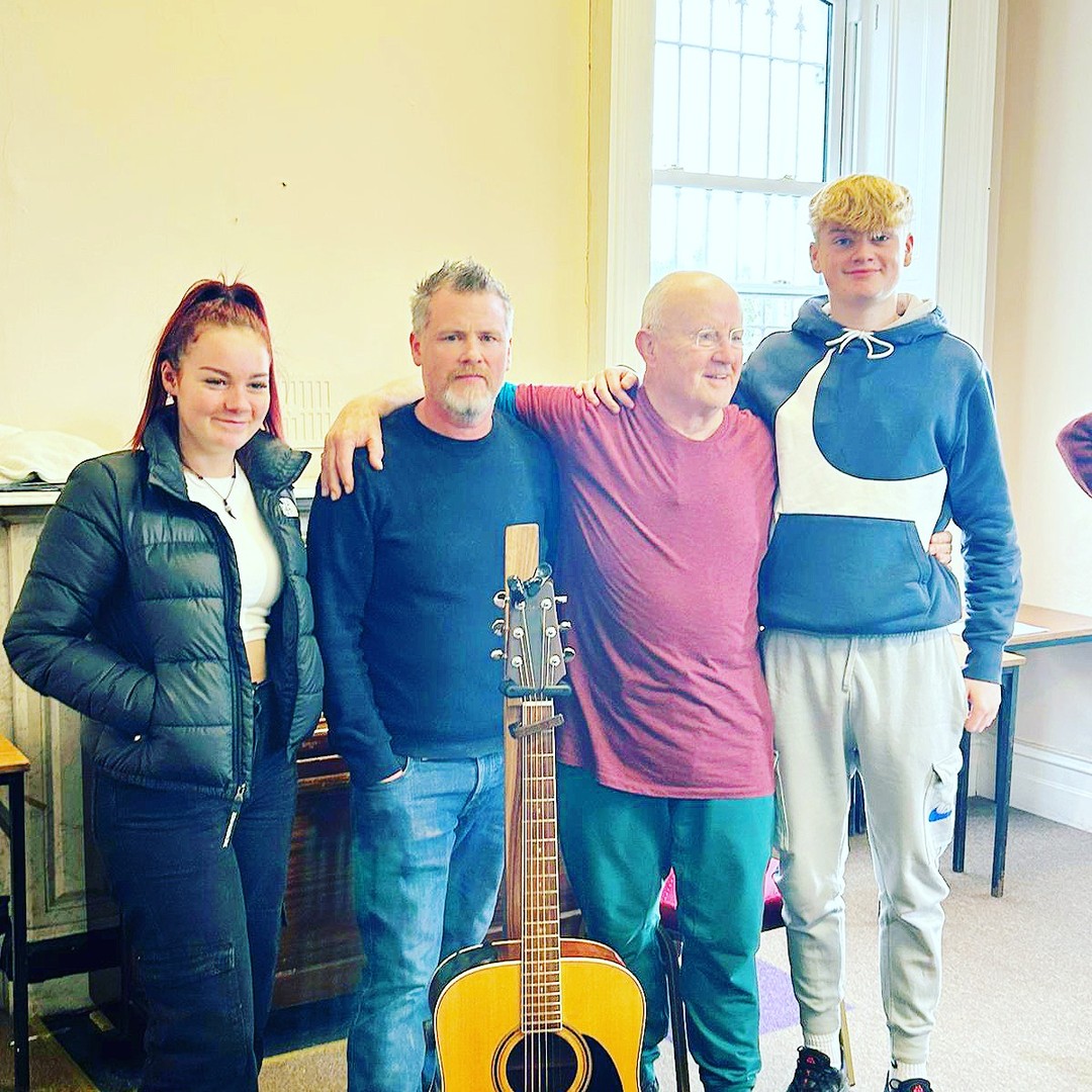 #CorkLifeCentre The Legend visited our talented students. What can we say but thank you.