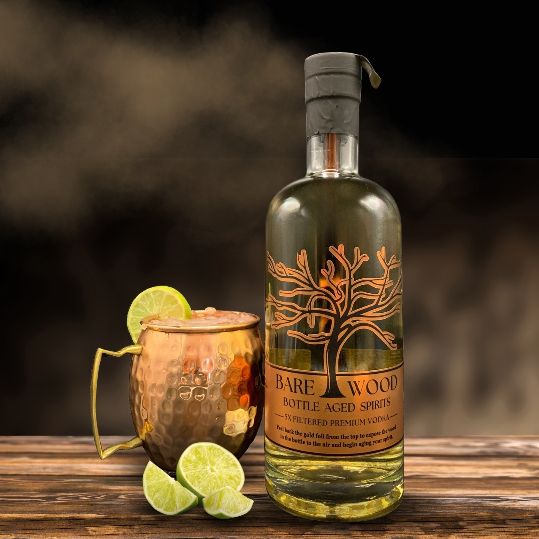 Our patented bottle design works with more than just whiskey... Pictured here is our vodka! Our vodka goes into the bottle clear, and over time turns a crystal clear amber color. It keeps the crisp vodka taste but loses all of the harshness typical to vodkas.
Try some at our next tasting event!
#innovation #patent #vodkadrinks