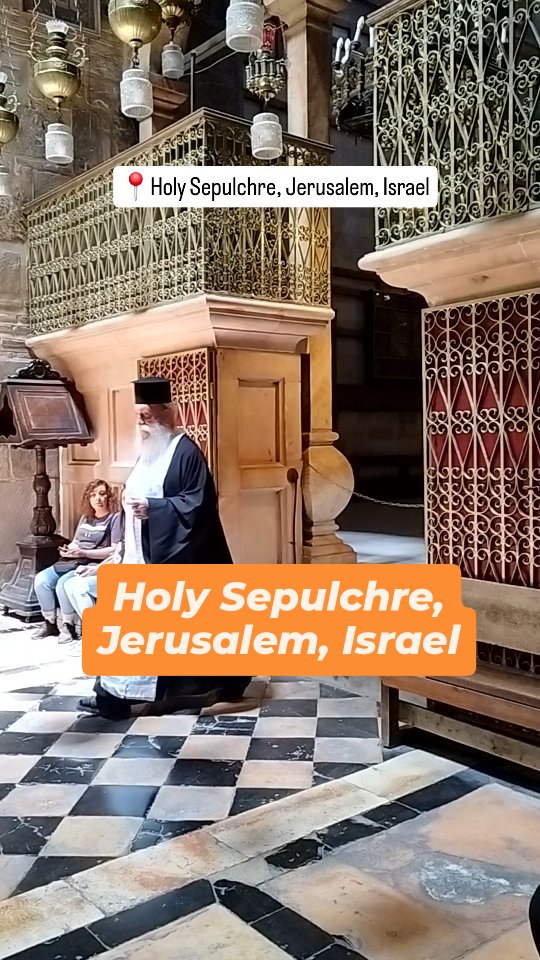 Have you visited the Holy Sepulchre in Jerusalem? Not yet? Don't miss visiting it on yourbnext trip to Israel
#israel #visitisrael #jesus #holysepulchre #tourguide