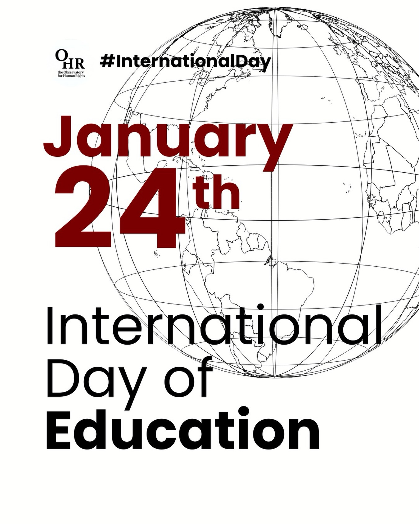 Today, January 24, we celebrate the International Day of Education.
Education is a fundamental human right and a powerful tool for breaking cycles of inequality, poverty, and discrimination. It empowers individuals and strengthens societies.
Ensuring inclusive and quality education for all is essential for a more just and sustainable future.
Education opens doors and protects rights. ๐
#InternationalDayOfEducation #RightToEducation #Equality #Empowerment