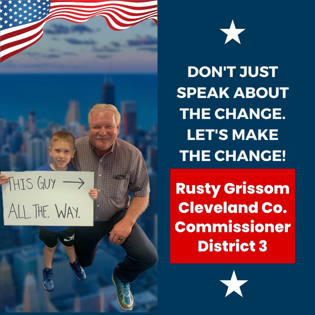 👋 I'm running for Cleveland County Commissioner District 3, because I'm a big advocate and supporter of our community. It's clear that we need representation for all of our citizens in Cleveland county, and we need transparency for all of your taxpayer dollars. I'm running because I am going to be the change!
•
•
•
Visit my website for more info! Link in profile!
📞 405-872-9584
📫 Please send contributions to:
P.O. Box 1100
Noble, OK 73068
•
•
•
#clevelandcounty #community #clevelandcountycommissioner #advocate #voters