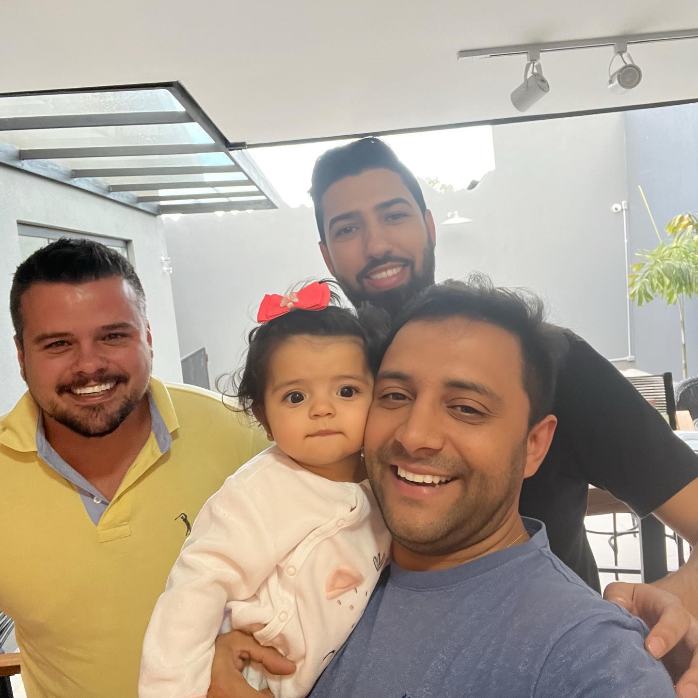 Sábado com amigos e minha princesa Maria .