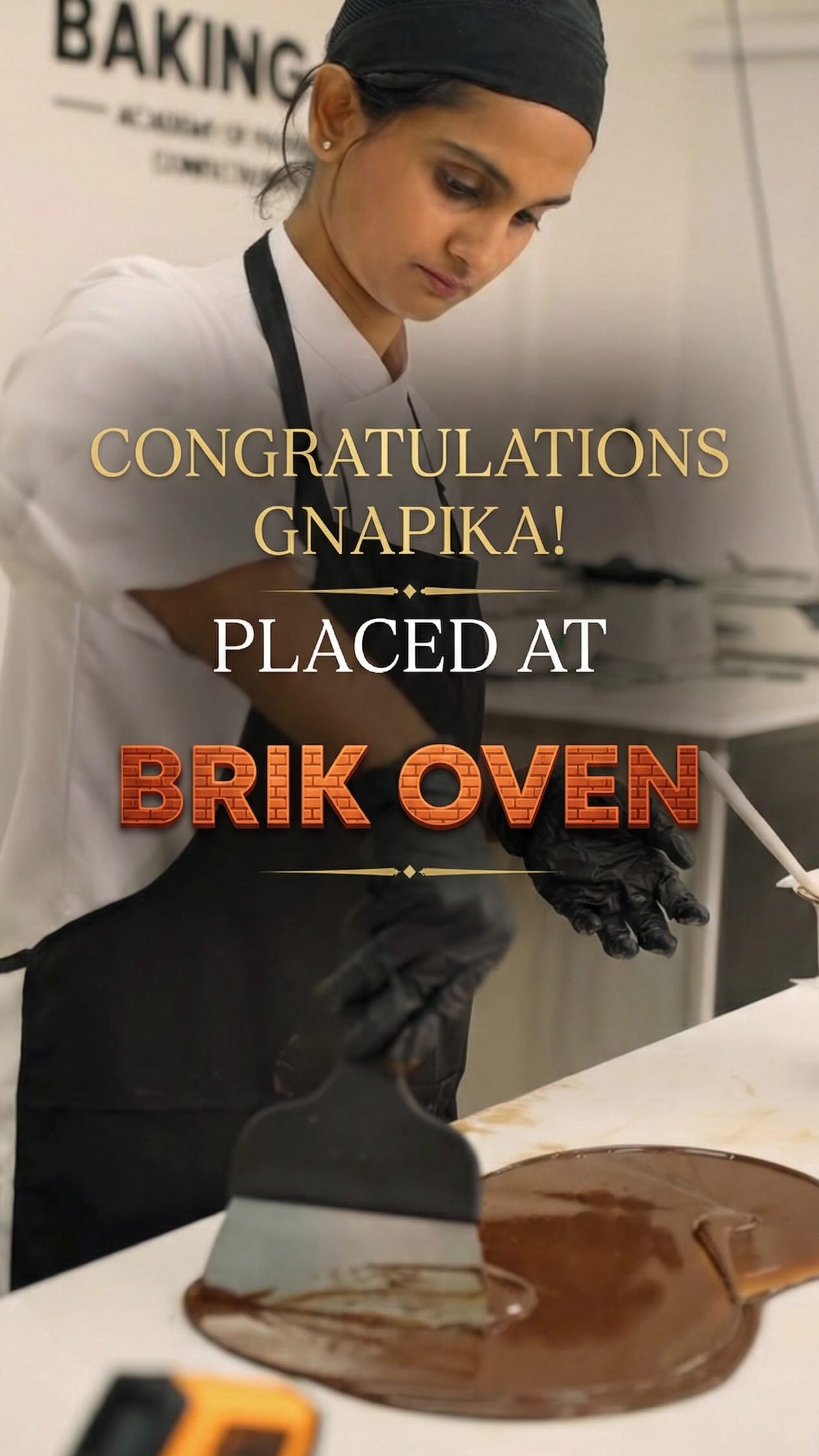 Watch how Chef Y. Gnapika Reddy leveled up her baking game! 🚀
Coming all the way from Hyderabad, Gnapika dove headfirst into our 6-Week Baking Certification. Training in a real industrial setup under the guidance of Chef Ananya and Other Chefs , she transitioned from baking basics to creating stunning international delicacies with total ease. 🥐
During her 6 weeks with us, she gained massive confidence working in an industrial setup, learning the A-Z of baking. But the best part? Her hard work paid off with a fantastic placement at Brik Oven! 🎓
This is what hands-on learning looks like.
Want results like this?
Do you dream of becoming a certified baker?
✨ Your apron is waiting.
🔗 Click the link in our bio to register for the next batch.
#BakingCourse #StudentTestimonial #PastryChefLife #BakingCertification #HyderabadBakers ChefTraining IndustrialKitchen CulinaryArts BakingSchool PastryLove LearnToBake ChefAanya BakingPassion CareerInBaking FutureChef @bakinghubacademy @chefananyatulshyan
