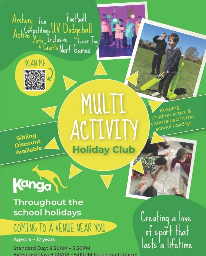 February Holiday Clubs are nearly here!
Spaces are already filling up, so now’s the time to book
📍 Queensbury – Shibden Head Primary Academy
📍 Skipton – Greatwood Community Nursery & Primary School
📍 Bingley – St Joseph’s Primary School
📍 Shipley / Saltaire – Saltaire Primary School
📍 Rawdon - WE'RE BACK! 2 days only Rawdon's St Peter's Primary School
📍 Keighley – NEW Beckfoot Nessfield Primary School
📍 Elland – Old Earth School (Old Earth pupils only)
Expect the usual Kanga energy with sports, games, arts & crafts, plus a special Chinese New Year FUN FRIDAY
✨ New iPal booking perks
✔️ Book a full week = 1 day FREE
✔️ 10% sibling discount on additional bookings
🔗 Book now
https://zurl.co/kg4Xc
#KangaHolidayClubs #FebruaryHalfTerm #ActiveKids #HolidayFun #Bradford #Skipton #Saltaire #Bingley #Keighley #Queensbury #Elland