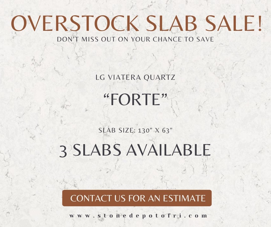 Get your kitchen ready for the Fall season!🍁🍂
We currently have 3 slabs of LG Viatera Quartz "Forte" available in stock at a lower rate.
This color is the perfect white and grey with hints of warm tones for your kitchen countertop project!
940 Wellington Ave, Cranston, RI 02910
Mon-Fri: 9-5pm / Sat: 9-3pm / Sun: Closed
401-780-9639
www.stonedepotofri.com
#overstockslabsale #quartz #quartzslab #quartzsale #lgviateraquartz #lgforte #quartzcountertop #whiteandgrey #kitchencountertop #kitchenproject #kitchenremodel #kitchendesign #kitchenideas #countertops #customcountertops #stonefabricators #ri