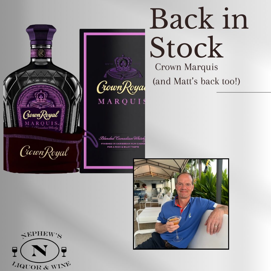 🟣Have you tried our new Crown yet?
Back in the store and so is Matt! ☀️ @crownroyal