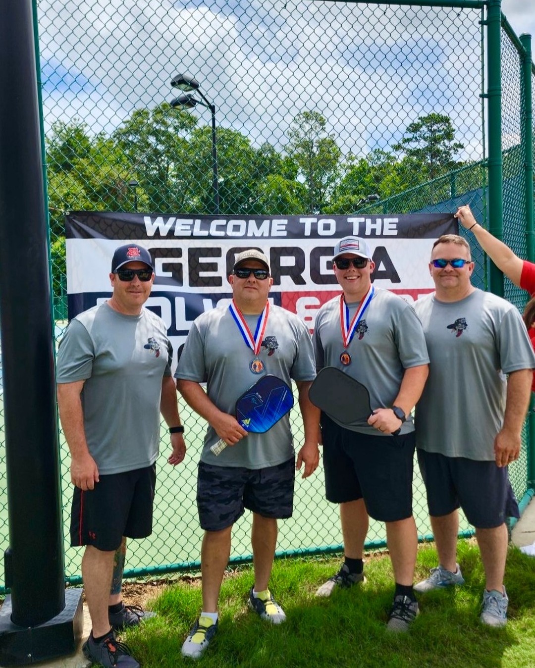 Congratulations to Clay Boggs and Ben Landers for winning Silver at the Police vs. Fire Pickleball Tournament in Columbus. Jeremy Mathis and James Cox did a great job as well!
#pickleball #fire #policevfire #silver #columbus #covington