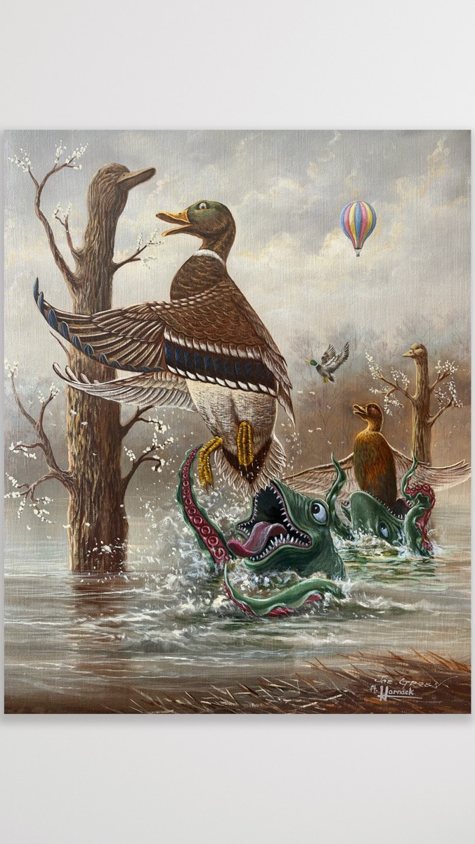 Fowl Play is my next unofficial collaboration marking my 86th painting in the series. What makes this piece special is that it is going to be debuted at @chicagotruborn Saturday Jan 31, for the opening of a exhibition called #homesweethome
I’ve wanted to be part of this show for a few years now so I am really excited to have my work displayed here and looking forward to seeing some footage from the show as I won’t be able to make it in person. #chigaco #chicagoart #unofficialcollaboration #upcycle