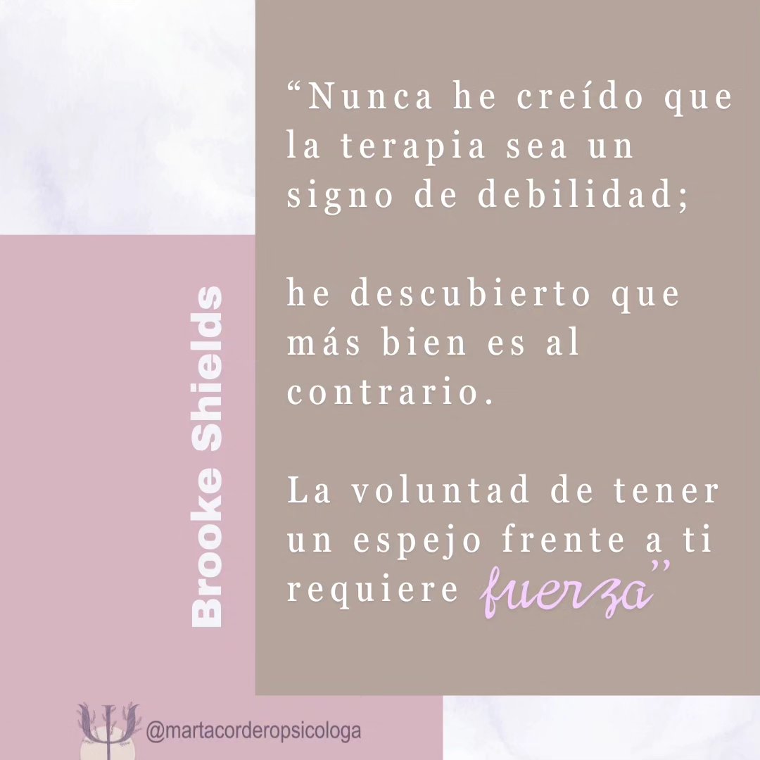 ¿Alguna vez has pensado que ir a terapia es de débiles?
Quizás es una de las mentirás mejor contadas y a veces puede hacer que una persona que realmente necesita ir a terapia no lo haga por miedo a parecer débil. Y qué equivocados estamos.
Ir a terapia es un gran acto de fuerza. No hay persona más valiente que aquella que se atreve a sentirse vulnerable. La terapia es un acto de valentía, atreverte a enfrentar tus miedos, tus inseguridades… ¿cómo te va a convertir esto en débil?
Siempre se lo digo a mis pacientes, valiente es aquella persona que tiene miedos y decide enfrentarse a ellos.
¿Qué pensáis vosotros? Os leo.
#psicologia #psicologo #frasedeldia #frasepsicologia #terapiaonline #terapia #terapiapsicologica