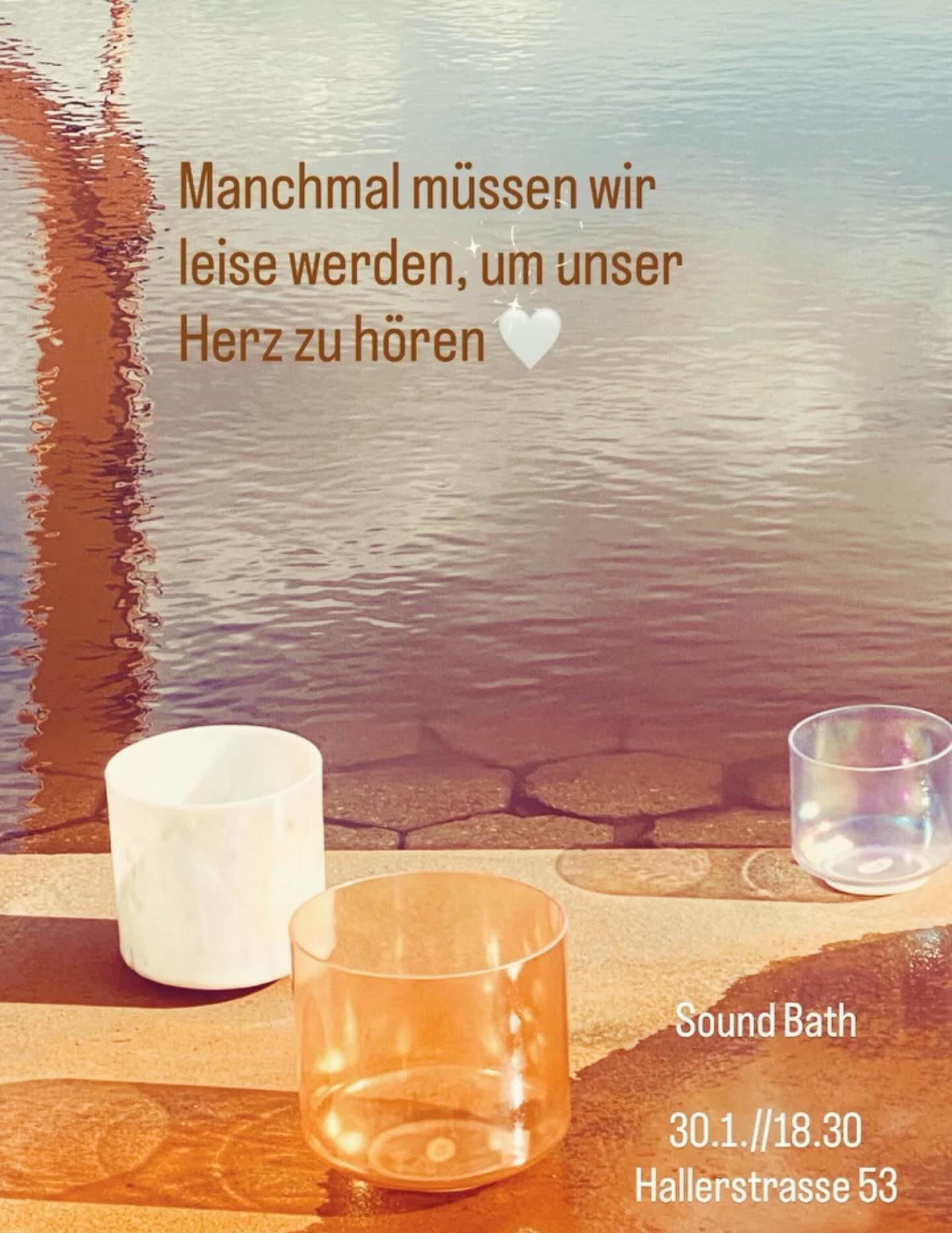 Diesen Freitag in der Hallerstrasse - 1 Matte ist noch frei. Kommst du dazu?🫧🧡😘
#soundhealing
#meditation
#rest
#selfcare
#relaxation
#justlaydownandrelax
#fridayritual
#🤍🫧😘