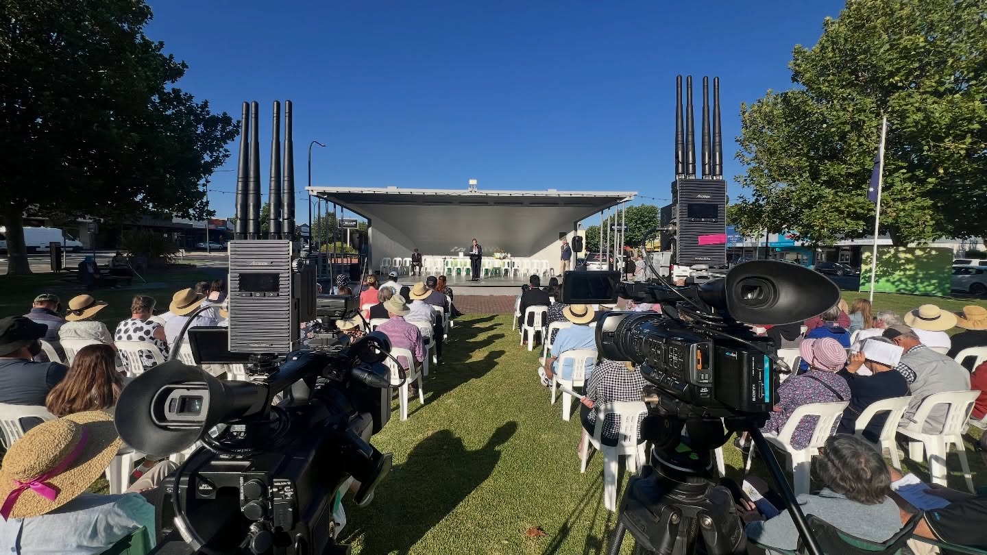 A great Australia Day live-streaming the Naracoorte Lucindale Council ceremonies š¦šŗ
Naracoorte at 8am, Lucindale at 11am ā both well attended and a pleasure to be part of. Thanks to council for having us, and for putting on a fantastic day (free brekky and lunch didnāt hurt either!).
Professional, stress-free multi-camera live streaming is what we love and what we do best š„