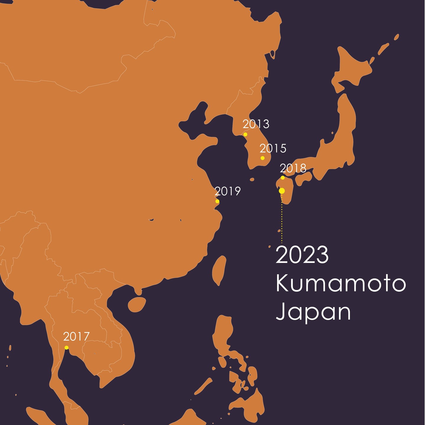 Light Asia is delighted to announce "Light Asia 2023" will be held in Kumamoto, Japan in October. More details will follow.
#lightasia #lightasia2023 #kumamoto #lightingfestival