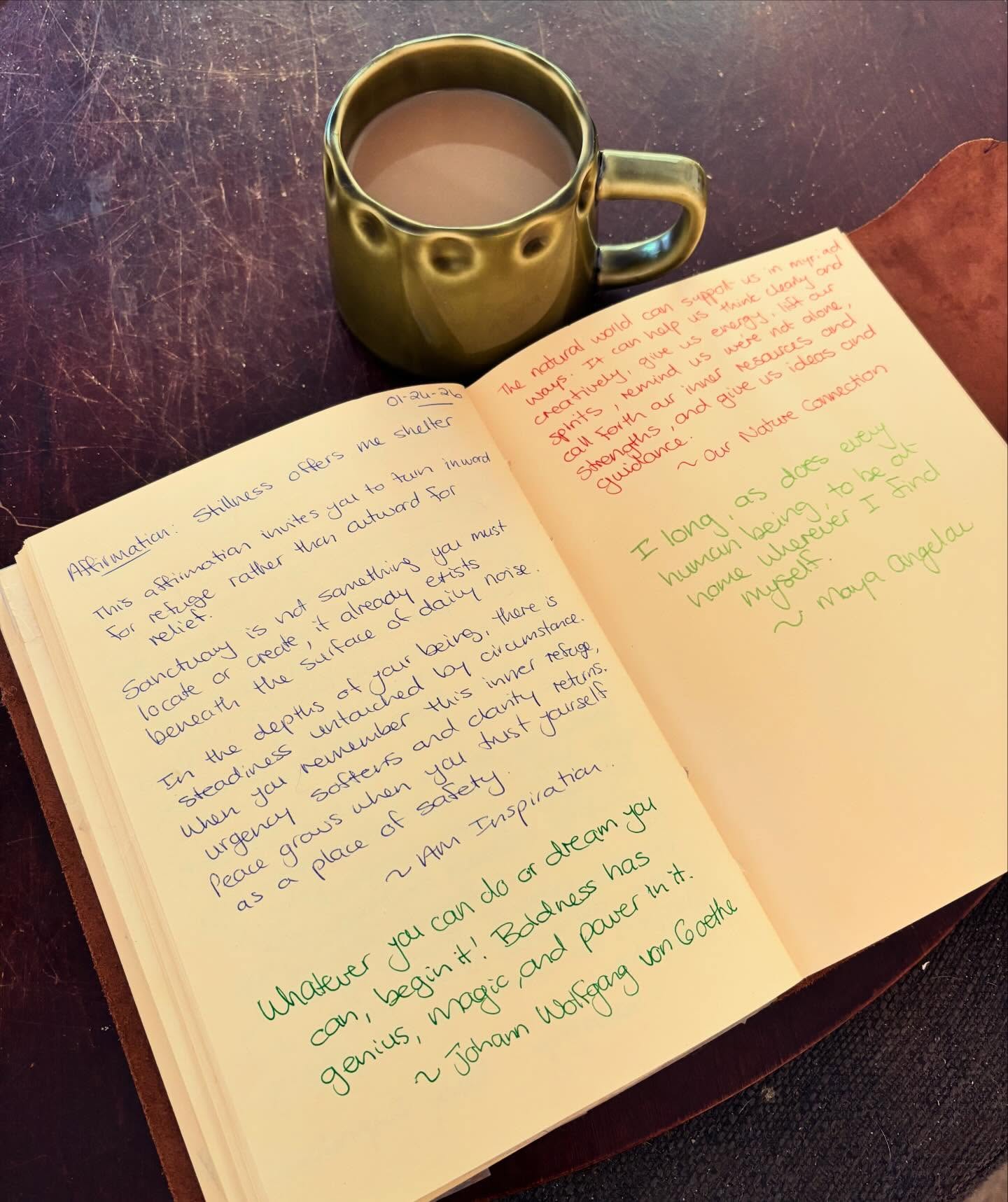 Best way to start your morning ☀️ #morningjournaling #nature #coffee #fyp