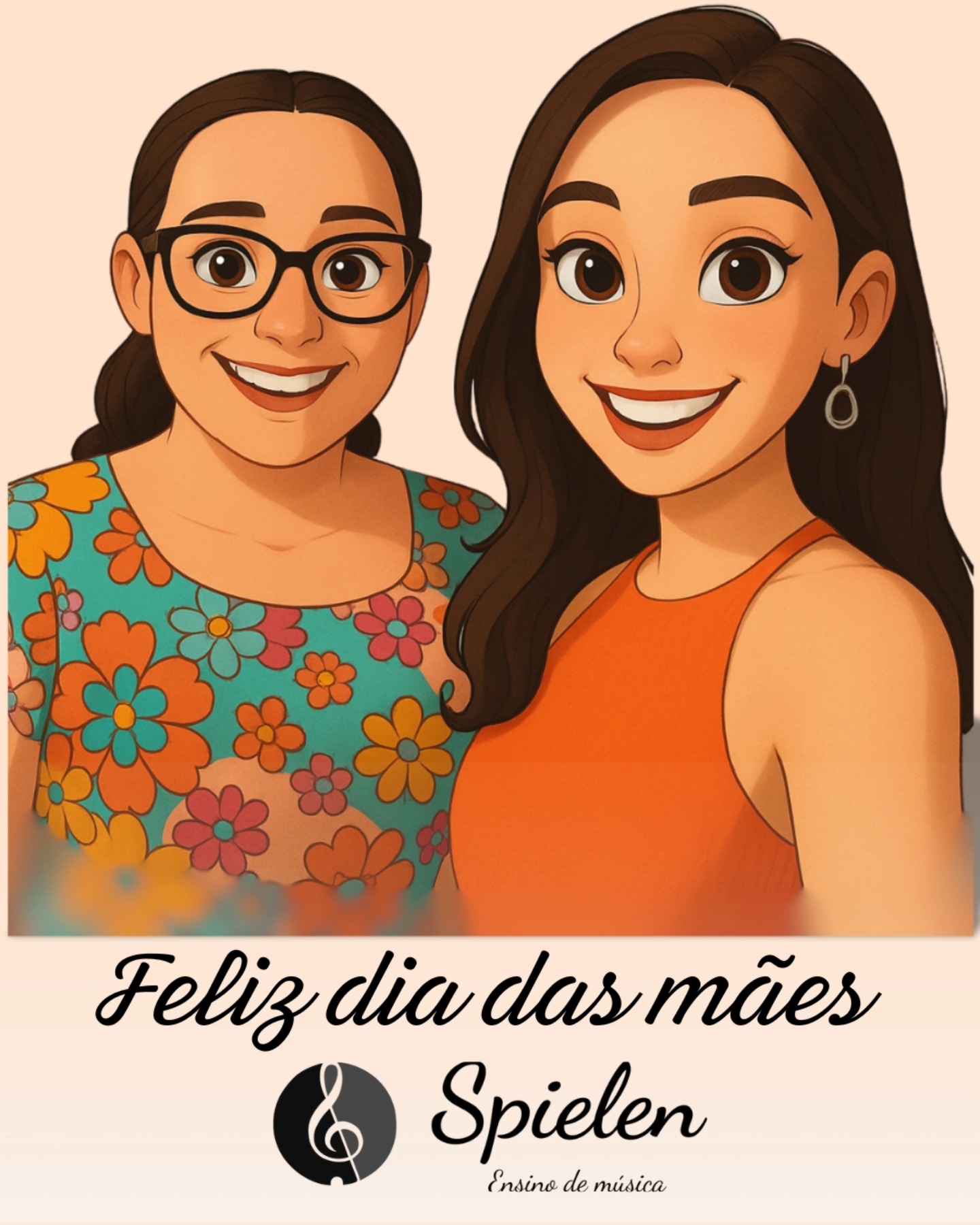 Feliz Dia das Mães!
Ser mãe é compor, dia após dia, a mais bela das melodias:
com pausas, improvisos, repetições, silêncios… e muito amor.
Às mães que cuidam, que sonham, que inspiram,
e que ensinam com o coração afinado — o nosso mais sincero agradecimento.
Na vida e na música, o amor de mãe é sempre a nota mais forte.
Feliz Dia das Mães!
Com carinho,
Equipe Spielen Ensino de Música