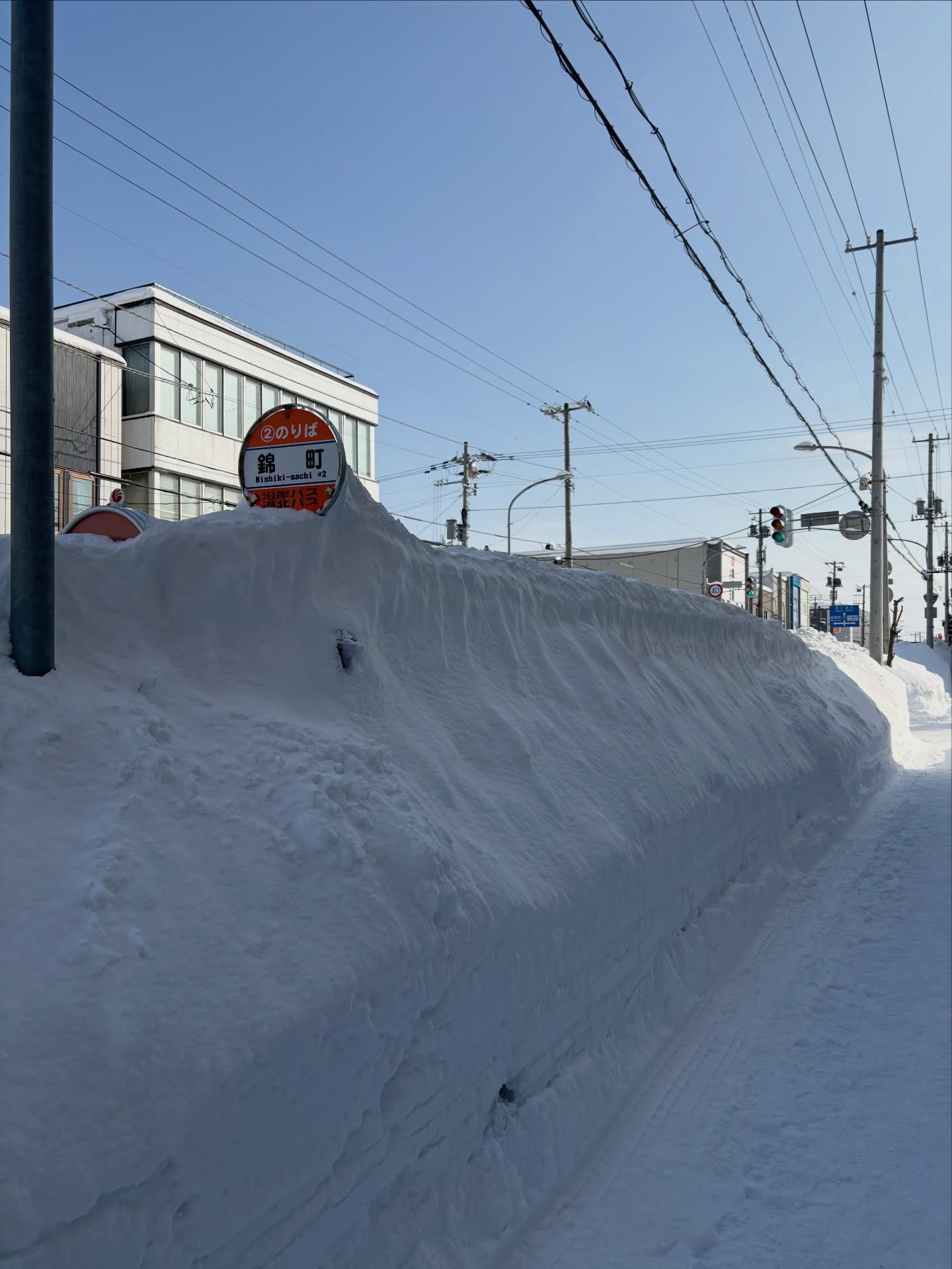 札幌の大雪が大変なことになっています
いくら北国で雪に慣れているとはいえ
一晩に何十センチも積もると
さすがに都市機能は麻痺してしまいますよね
そういう留萌も
先週は毎日朝起きると20センチ超の積雪
雪はねから始まる毎日
そんな街の風景は
かろうじてバス停の頭がひょっこり見える
バスに乗る時はバス停から離れたところで待つしかないので
手を挙げて運転手さんに合図
道路もかなり細くなり
譲り合いながらでないと
対向車とすれ違えない道路もあちこちに
手を挙げて相手に感謝しながら道を譲ってもらったり
スタックした車がいたら牽引したり
スタックしてる相手を
助けられるほどの自信はないけど
せめて自分が埋まった時に
助けてもらう側の礼儀として
自分のは自分で積んでおくものだ、
といううちの会長の言葉で
一昨年、私もスタックしてから
車には常に牽引ロープとスコップを
積んでいます
北国に住む私たちは