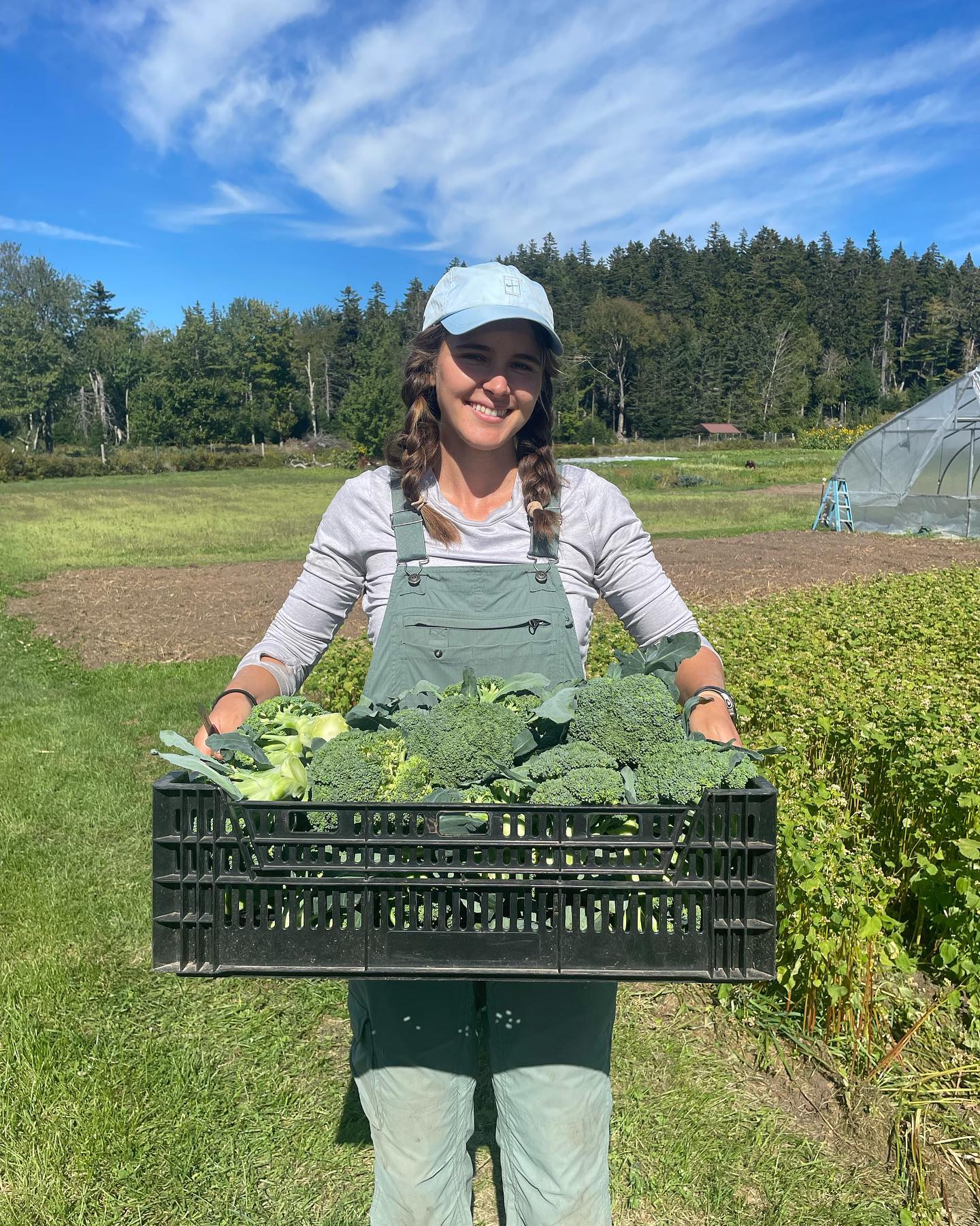 Crew member Dorothy showing off a beautiful harvest of broccoli. 🥦
Get it at the Farm Stand tomorrow Saturday September 17th 10am-12pm.
Also, last Farm Stand of the season will be Saturday October 8th so mark your calendars!!
📷@jamieson.on.the.rocks