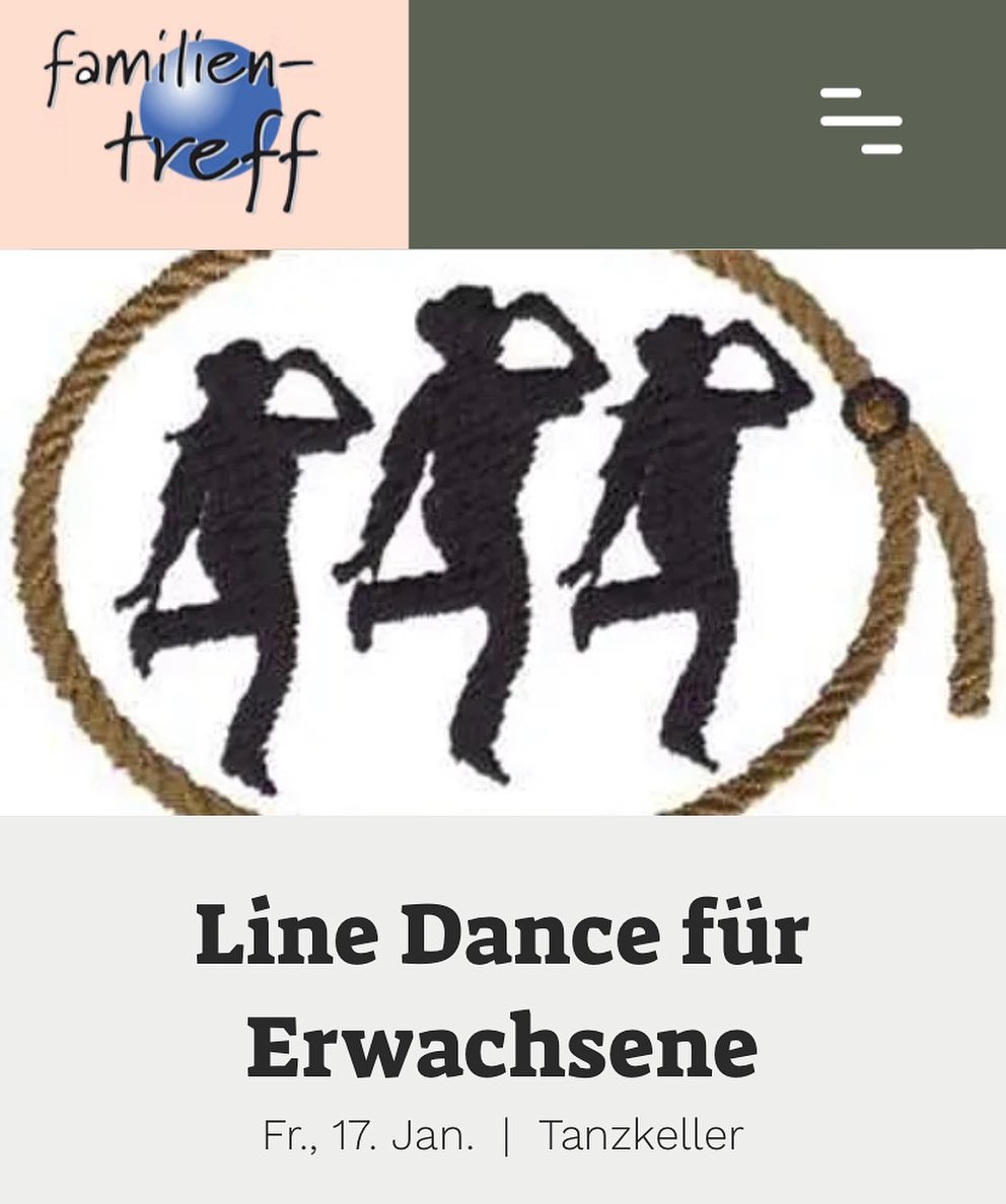 Erster Kurs vom neuen Jahr 2025 ist aufgeschaltet‼️https://www.familientreff-kaltbrunn.ch/event-details/line-dance-fur-erwachsene