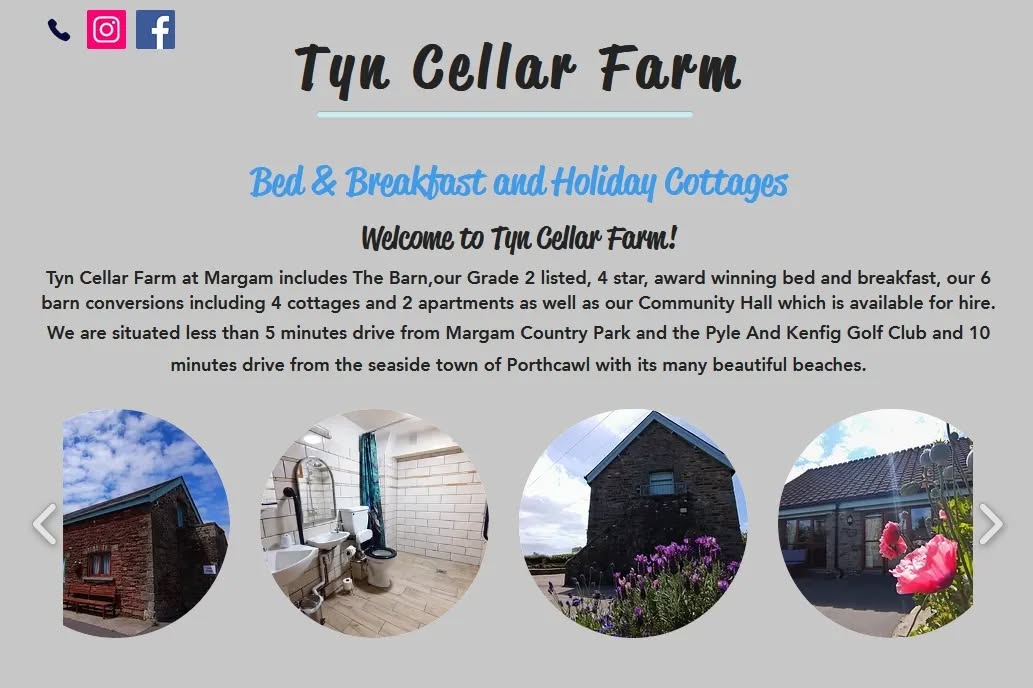 Check out our brand new website at www.tyncellarfarm.co.uk
#tyncellarfarm #thebarnbedandbreakfast #tyncellarcommunityhall