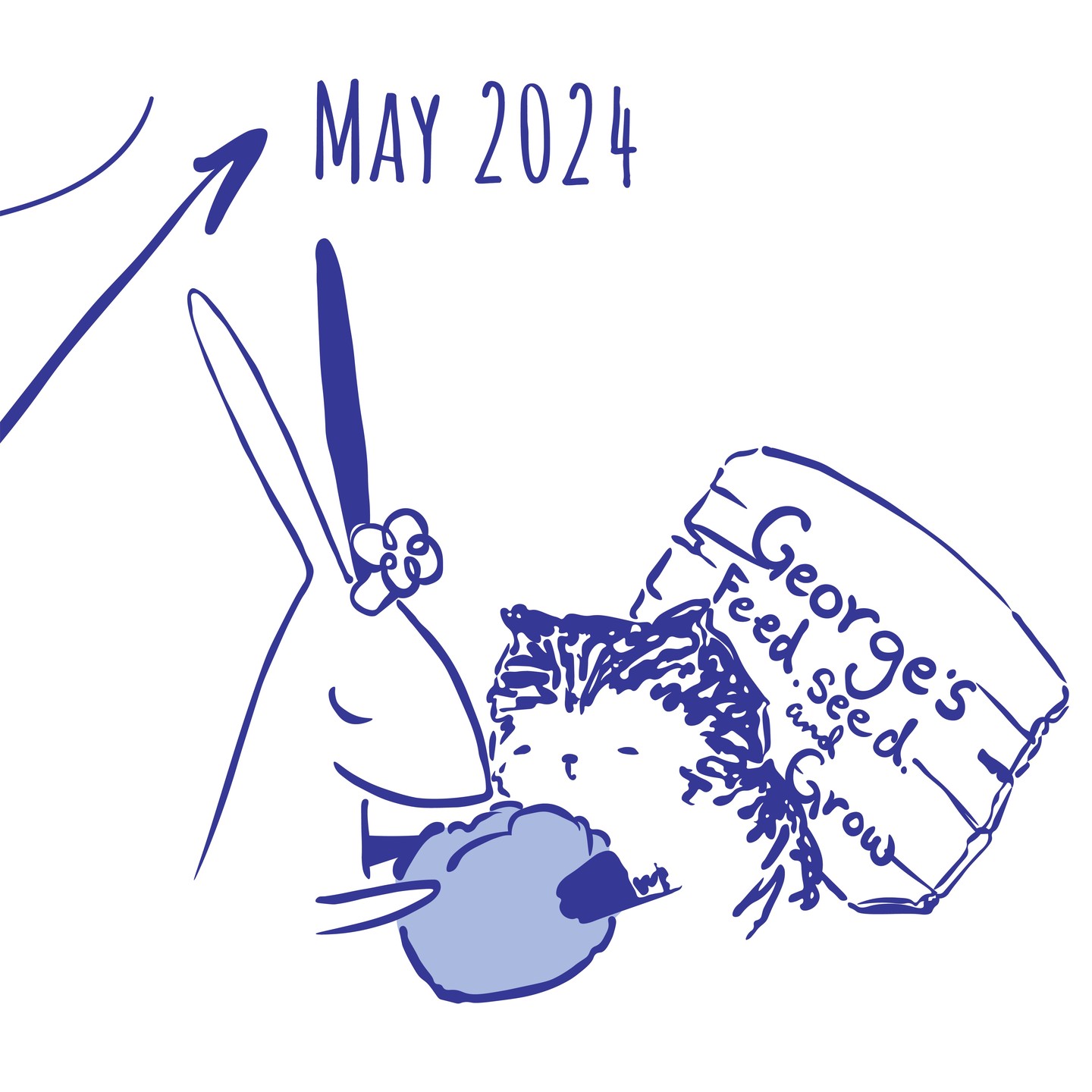 Blu Brier's first business friendship grew. I was given the wonderful opportunity to grow a business relationship with the good people @georgesgrowshop 16075 Forest Rd, Forest VA.
