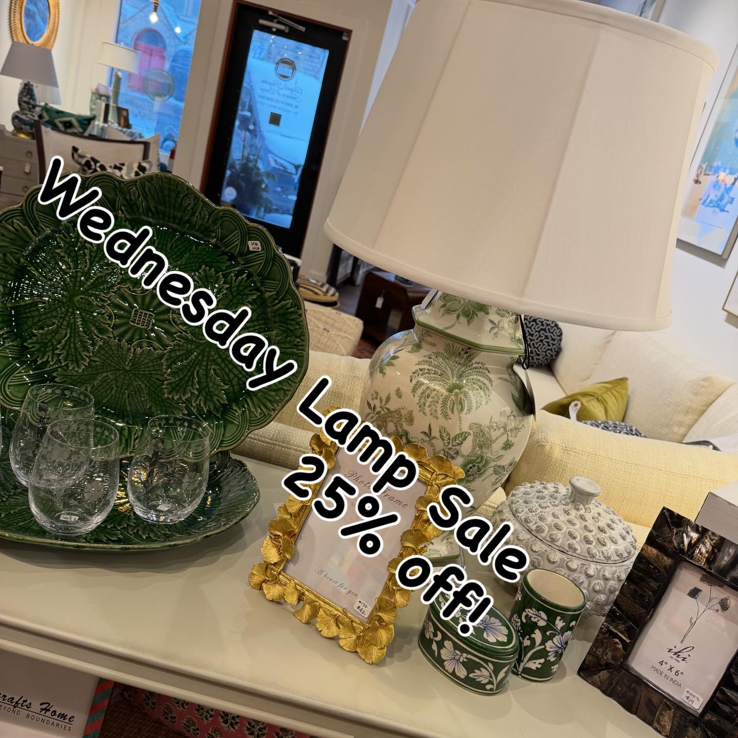 ✨ SALE WEEK starts Wednesday! ✨
We’re kicking things off with 25% off all lamps—the easiest way to refresh a room instantly.
Come find the perfect glow 💡
📍 Abigail Hayden Interiors
⏰ Open 12–4
#interiordesigninspiration #michigancityindiana #uptownartsdistrict #shopsmall #refreshyourspace