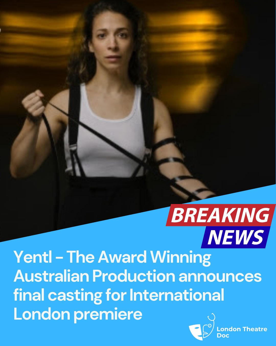 Final casting announced for Yentl @yentlldn ahead of its London premiere at Marylebone Theatre after award-winning, sold-out runs in Australia, including a five-star season at the Sydney Opera House. Don’t miss this bold bilingual Yiddish–English adaptation, playing 6 March–12 April 2026.
News announcment on www.londontheatredoc.com
#Yentl #LondonTheatre #MaryleboneTheatre #TheatreLondon #Stage #OpeningNight
PR @anr.pr