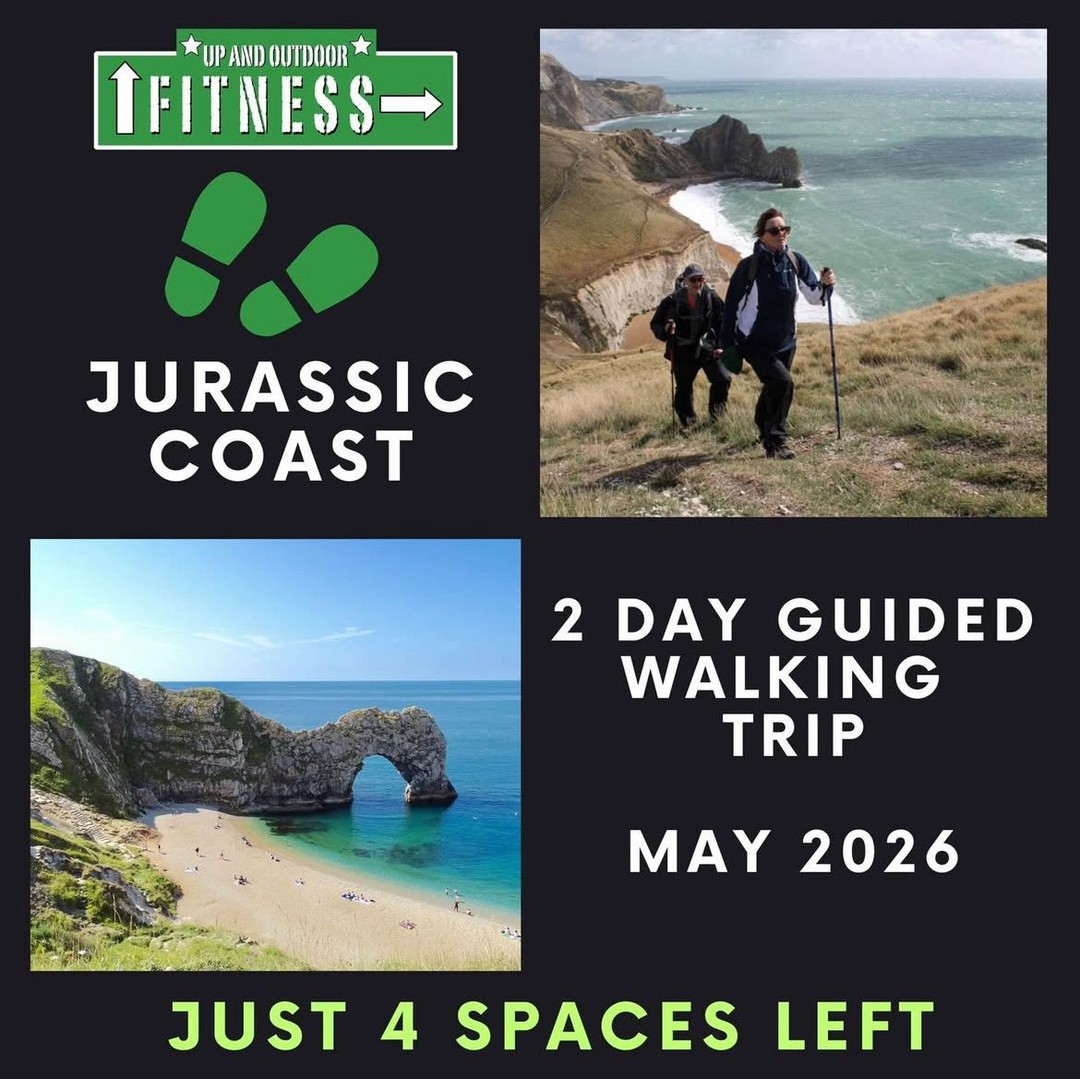 🥾 ONLY 4 SPACES LEFT – JURASSIC COAST WALKING WEEKEND! 🌊
May 8–10, 2026 – Book NOW before they're gone!
If you're craving fresh air, stunning coastal views, and brilliant company, this is IT!
✅ Two guided walks exploring the iconic Jurassic Coast
✅ Breathtaking sea views & fascinating geology
✅ Relaxed evenings in cosy pubs with our community
✅ Laughter, connection & memories that last
💰 Just £197 per person (both guided walks included)
📍 Base: Swanage – arrange your own accommodation nearby
🎒 You sort: food, travel & insurance – we handle the adventure!
This is the perfect escape for anyone who loves the outdoors, great company, and a bit of adventure. Whether you're a seasoned walker or just want to try something new, you'll LOVE it!
⚡ With only 4 spots left and just 2 months to go, don't miss out!
🎟️ BOOK YOUR PLACE NOW 👇
go.upandoutdoorfitness.co.uk/walkingtrip
Questions? Drop us a message or reply below – we'd love to have you join us! 💚
#JurassicCoast #WalkingTrip #AdventureAwaits #CommunityFitness #MayGetaway