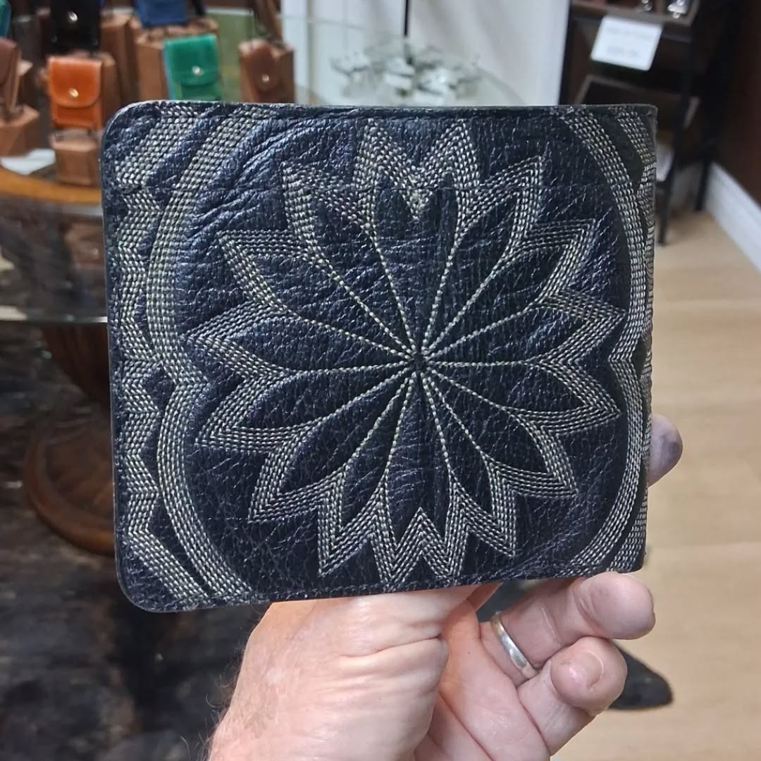 Finished up the boot leather wallet. Turned out really nice. #western #westernart #wallet # #customwallet