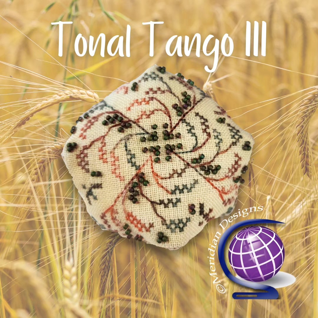 A tango is a dance between two people. In this series, we will create colorful biscornus while working together. I have designed the patterns, and you choose the fabulous color schemes. Take this opportunity to use those amazing variegated flosses that you haven't figured out where to stitch. Or use a wild hand dyed fabric if you prefer. Have fun and be creative!
#needleworkgalleria
#meridianxstitch #meridiandesigns
#crossstitch #crossstitchdesigner
#crossstitching #crossstitchersofinstagram #crossstitchpatterns #xstitchpattern #xstitching #xstitcher #stitchersofinstagram
#xstitch #xstitchersofinstagram #puntodecruz #puntocroce #korssting #kreuzstich #pointdecroix
#needlework #undertheseafabrics #crossstitchlover #crossstitchland #crossstitchlove #crossstitchingisbadass #stitchersgonnastitch #dmcembroidery #lovecrossstitch #xstitchaddict
#crossstitchaddict