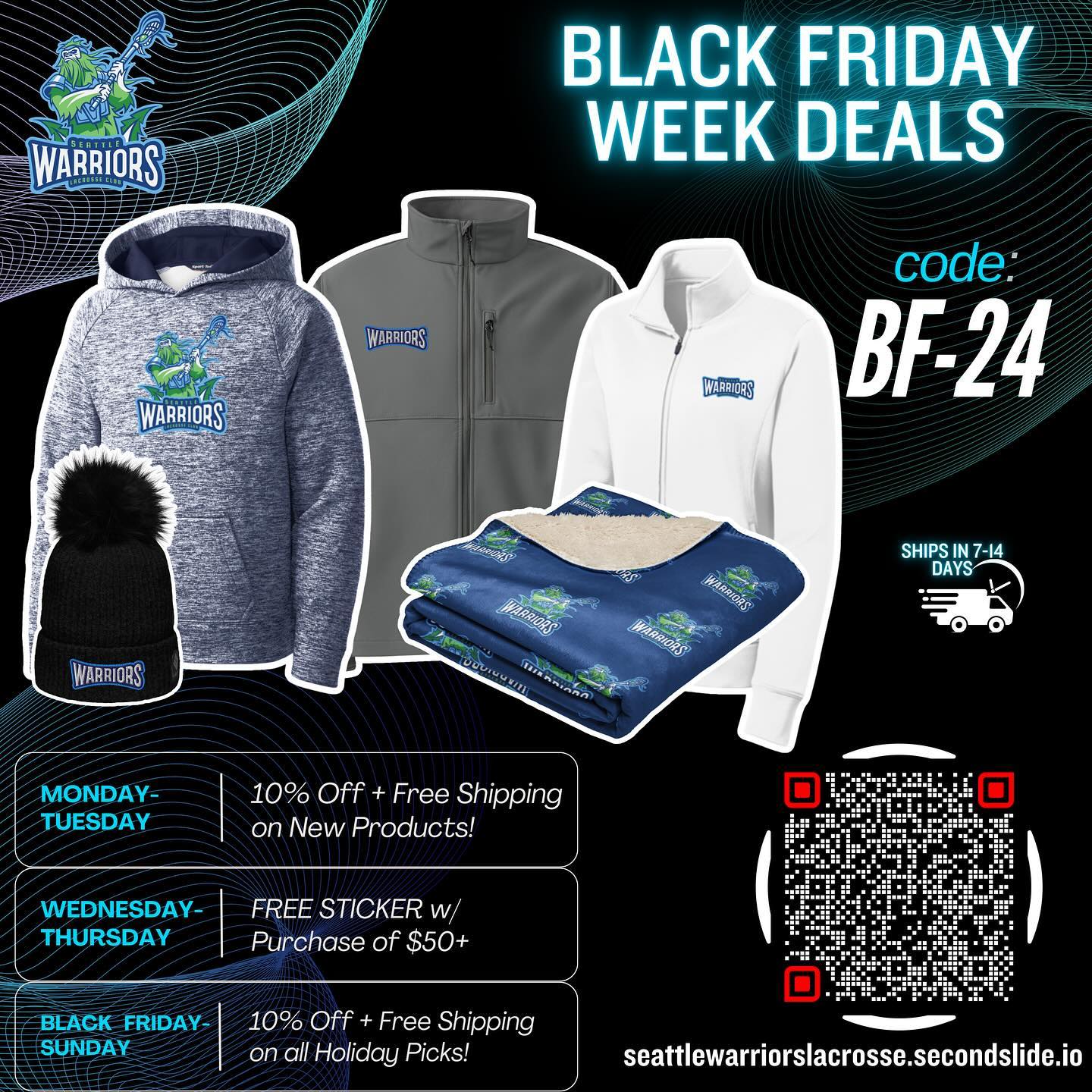 Black Friday Week at the Warrior store code BF-24! Link in bio π₯π£