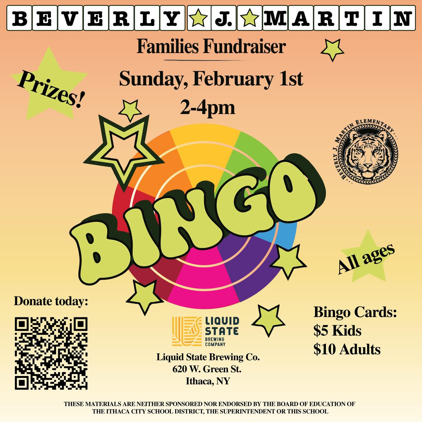 B-I-N-G-O! 🎉
Join us from 2-4pm on Sunday (2/1) for an afternoon of bingo games! Prizes are ready, fun is guaranteed, and proceeds will support Beverly J. Martin Elementary School!
Open to all ages, so stop by, grab a drink, and enjoy an afternoon of community fun! 👏🏼
#liquidstate #liquidstatebeer #liquidstatebrewing #bingosunday #bingo #bingogames #communitysupport #communityfundraiser #community #prizes