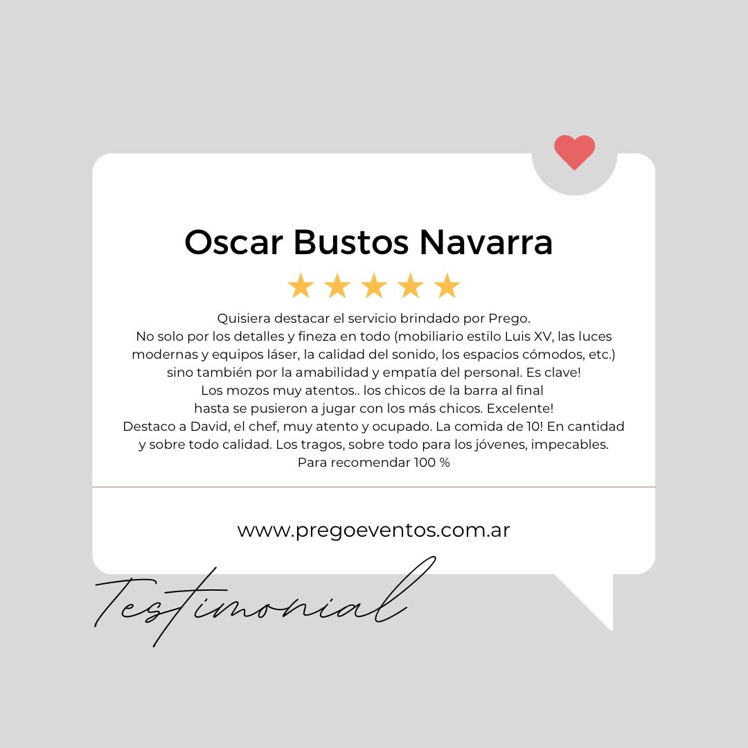 Desde el primer mensaje hasta el último baile, cada detalle cuenta ✨
En este cumpleaños de #XV acompañamos a la familia en cada paso: asesoramiento personalizado, coordinación en tiempo real y un equipo atento para que todo fluya sin preocupaciones.
Eligieron el menú informal con una deliciosa mesa dulce final para disfrutar entre amigos y familia 🍰🎉
Pero la verdadera magia de la noche estuvo en la energía de la agasajada y de cada invitado ✨
Nosotros pusimos la planificación, la atención personalizada y cada detalle para que todo salga perfecto. Ellos pusieron la alegría, la buena onda y las ganas de vivir una noche inolvidable. Y así, juntos, creamos experiencias que se recuerdan para siempre 🫂
Muchas gracias familia por confiar en nosotros 💖
🎉 ¿Estás pensando tu evento?
📅 Reservá tu fecha hoy. Las fechas vuelan
📩 Pedí tu presupuesto
📲 Contactanos por WhatsApp 221 459 5615 (link en bio)
Porque no solo organizamos eventos, creamos experiencias que se viven y se recuerdan 🪩💫
📍 www.pregoeventos.com.ar