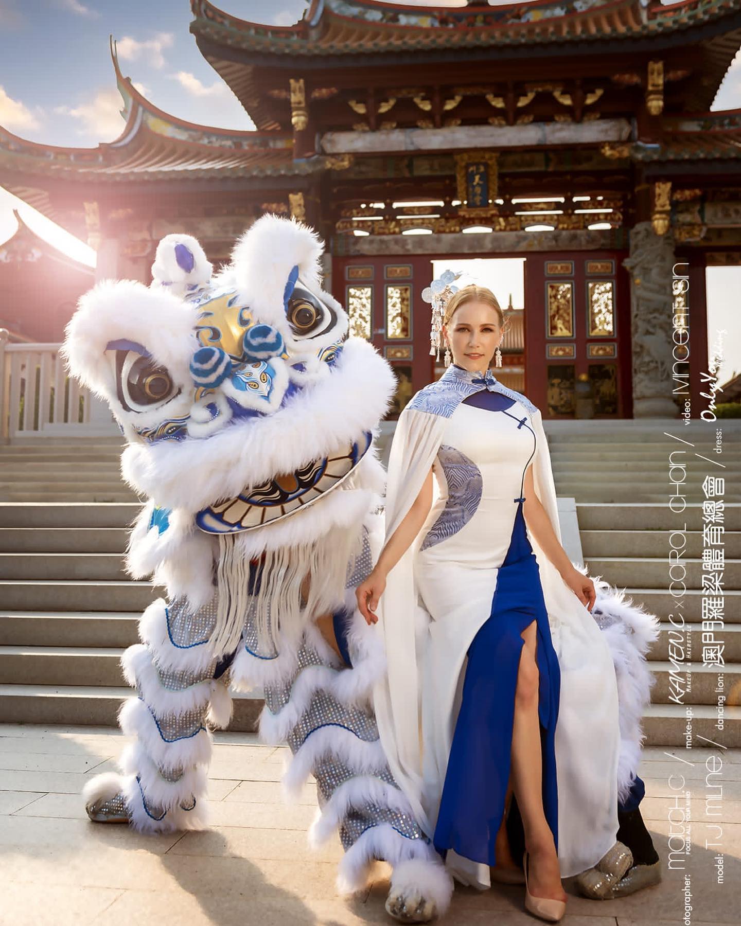 RABBIT: It’s the Lunar New Year and time to “hop” into the year of the Rabbit. Believed to be the luckiest of the 12 zodiac animals, while bringing peaceful and patient energy to the year. I wonder where the glorious rabbit hole of adventures will lead?
"I said- A Hip Hop, the Hippie, the Hippie to the Hip Hip Hop!”
🐰
Thank you to our Chinese Lion Shoot Team.
Make-up : Kamen Cheong Kamen MakeUp & Hairstyle & Carol Chan
Photographer : Match.C.Photographer
Cinemagrapher : Vincent Sin
Dancing Lion : 趙文杜 澳門羅梁體育總會
Dress : Only You Wedding Dress Co. Ltd
🐰
#rabbit #cny #yearoftherabbit #kungheifatchoi #chineselion #lion #liondance #amatemplemacau #macau #chinese #chineseculture #photography #photoshoot #team #inspired #thankful #blue #white #sky #goodluck #chinesestyle #collaboration #makeup #makeupshoot #love #model #furryfriends #templejewellery