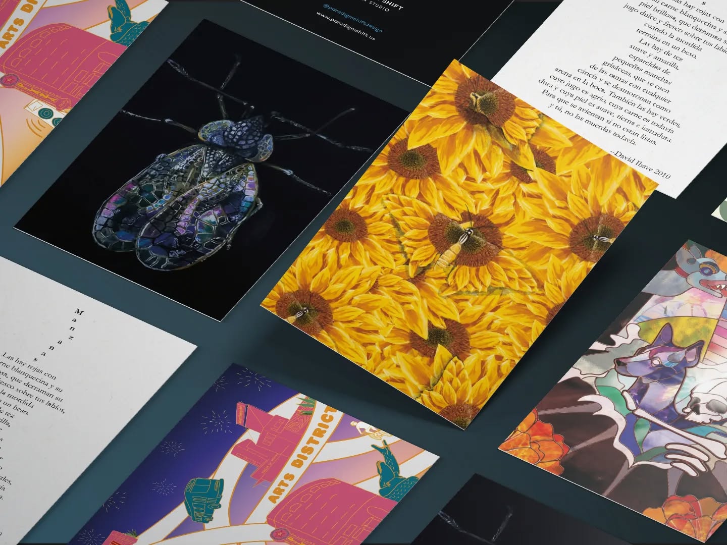 POSTCARDS FOR SALE! All original artworks. SHOP LOCAL! Perfect stocking stuffer for art lovers. STOP BY Artspace, 601 N. Oregon St. Ste 6 this Saturday, Nov 19, on your way to the downtown light parade. From 6 – 10 pm.
#915 #ArtElPaso #DowntownElPaso #ElPaso #ElPasoTX #ElPasoTX915 #ElPasoStrong #ElPasoTexas #ElPasoArtist #ElPasoArt #ElPasoProud #ElPasoEvents #ElPasoLife #ElPasoLive #EPTX915 #EPTXLocal #EPTXNow #EPTXLife #EPTX #EPWinterFest #HolidayTradition #ILoveEPTX #IAmElPaso #LightsParade #Lights #Parade #Tradition #WinterFest #WinterFest2022 #WinterFestEP