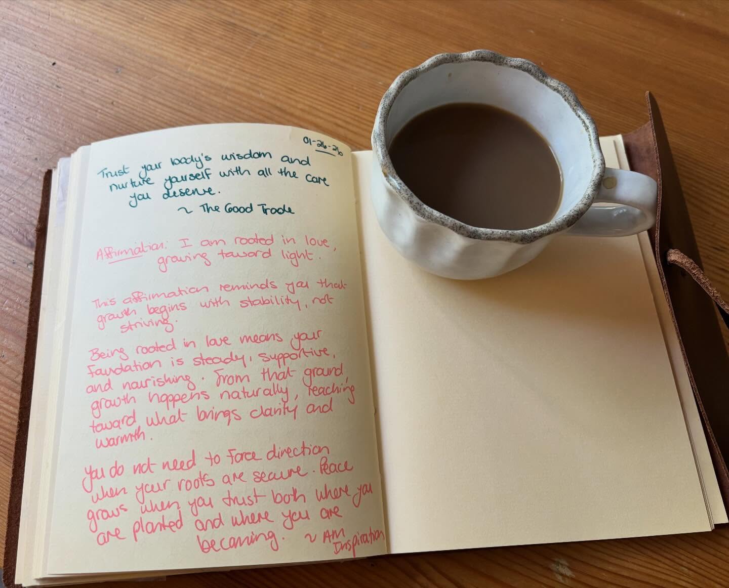 Today’s musings… #morningjournaling #wordsthatuplift #nature #coffee #morningcoffeetime