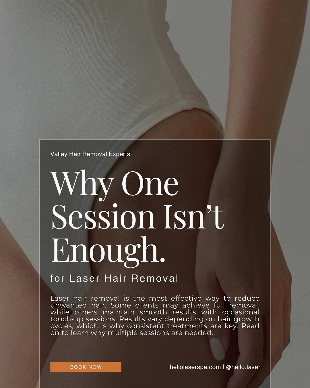 One session isn’t enough! Now you know why ✨
Laser hair removal works by targeting hair in active growth cycles, which is why multiple sessions are needed for long-term reduction. With consistency, most clients see 80–90% reduction and maintain results with occasional touch-ups.
Ready to get started?
👉 Link in bio to schedule your appointment online — view real-time availability, choose your preferred provider, and pick the date and time that works best for you.
📍 Book at any of our three locations.
Want to learn more before booking? Visit www.hellolaserspa.com 🔗 we’re adding weekly blog posts to educate you on our services, plus upcoming events and specials.