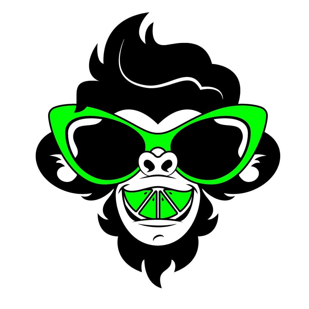 I'm meant to be doing house chores right now. Drawing this lime-loving monkey seemed more productive. đ #illustration #vector