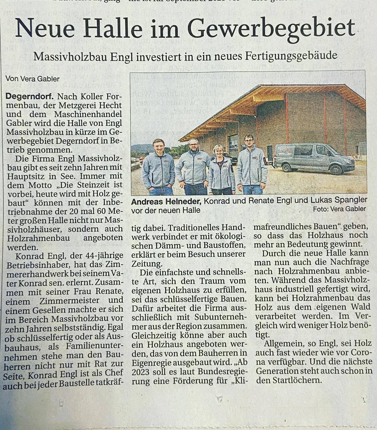 Neubau unserer Produktions- und Lagerhalle