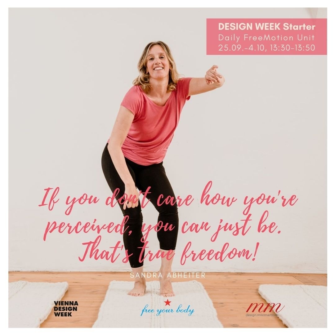 Wenn ich mal nicht damit beschäftigt bin, wie ich "ankomme", dann kann ich alles sein, was ich gerade will: grazil oder plump, traurig oder glücklich, nervig oder ruhig. Das ist für mich wahre Freiheit, die zu sein, die ich im Moment gerade bin. Ohne etwas drauf zu geben was andere denken. Aber auch nichts darauf zu geben, was ich über mich denke. Das bringt mich in einen Zustand des Seins - ich bin. Und dann kann ich mich genauso bewegen, wie mein Körper es braucht, egal was für eine Figur ich dabei mache.
#freemotion #viennadesignweek #freiheit #freedom #mikimartinek #rita__newman #grinbergmethod #stoppingmovementtraining #smove