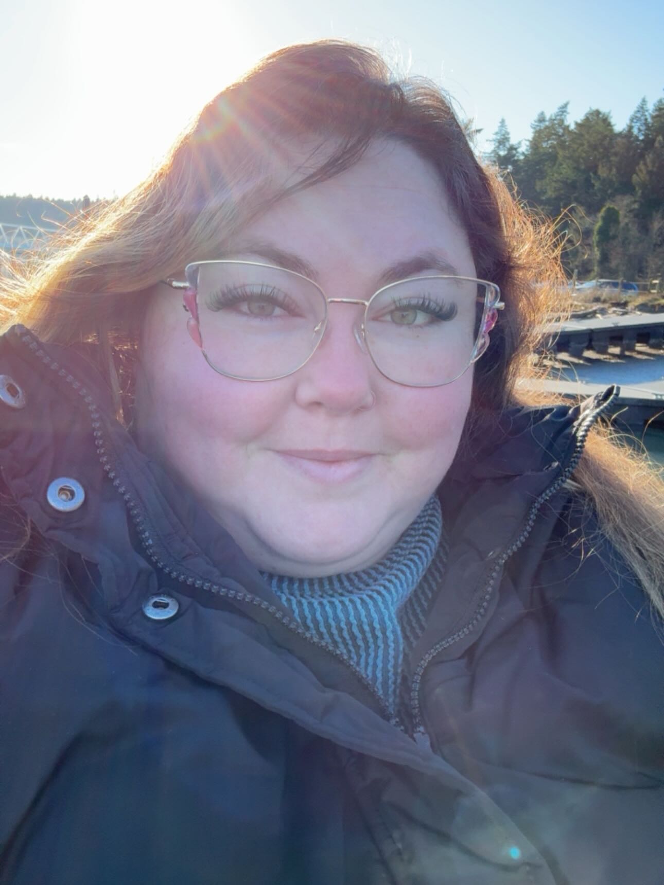 A little January dump ๐ Whidbey is blessing us with sunshine ๐