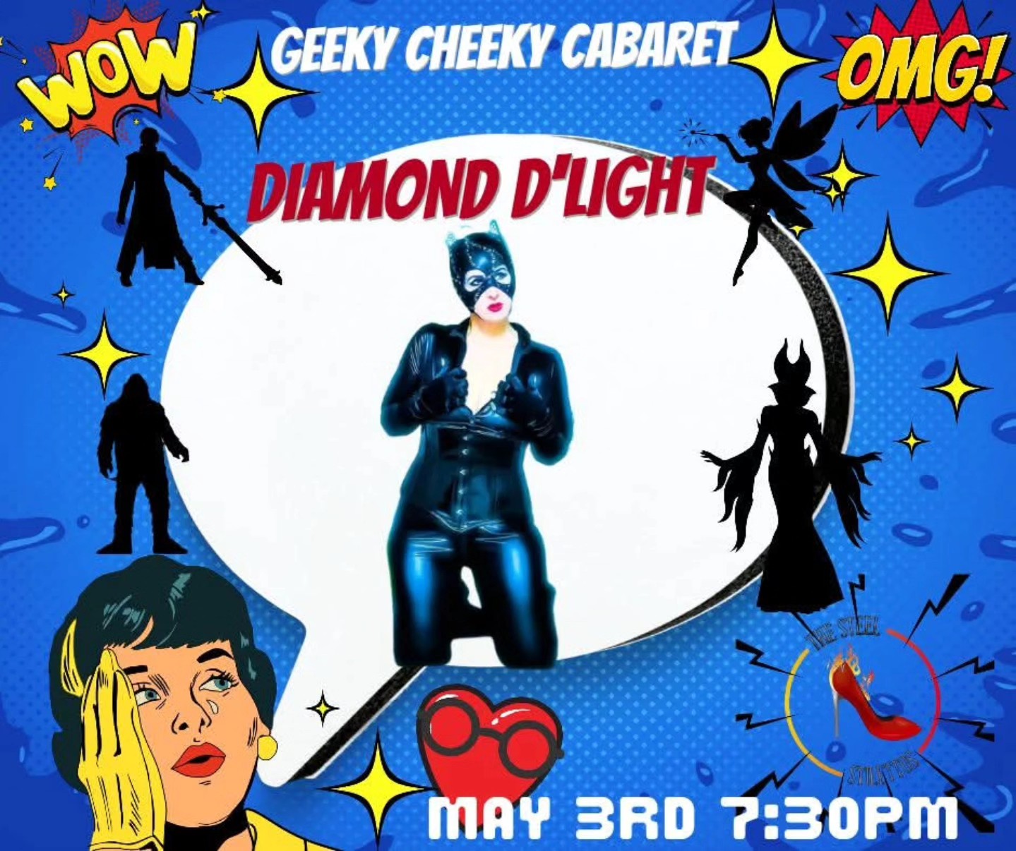 Are you ready to get GEEKY with The Steel Stilettos ??
Geeky Cheeky Cabaret: A Nerdlesque Spectacle
Diamond D'Light
#thesteelstilettos #burlesque #burlesqueshow @steelstacks_pa