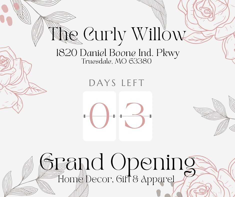 An exciting shout out to our new sister store The Curly Willow! Grand Opening is this Friday! We know you will be out and about, so check out the new store in town! Home Decor, Christmas Decor for those who haven’t already decked the halls or are looking for something to add to their current holiday decor and change things up a bit (they have great garlands and ribbons!) not to mention unique and thoughtful gifts ideas as well as yummy stocking stuffers! Open 9-4 Friday and 9-1 Saturday.