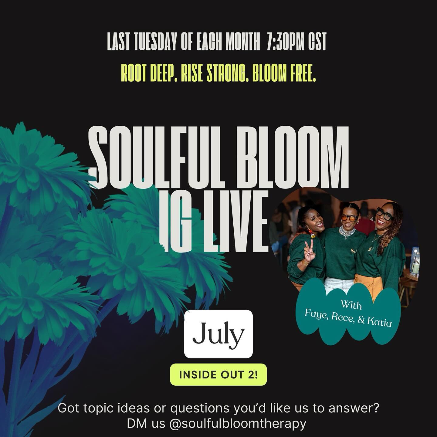 🗣️We are going Live Tomorrow!! Come chill on the Couch with us while we discuss Inside Out 2!!! 7:30p CST! See y’all there!