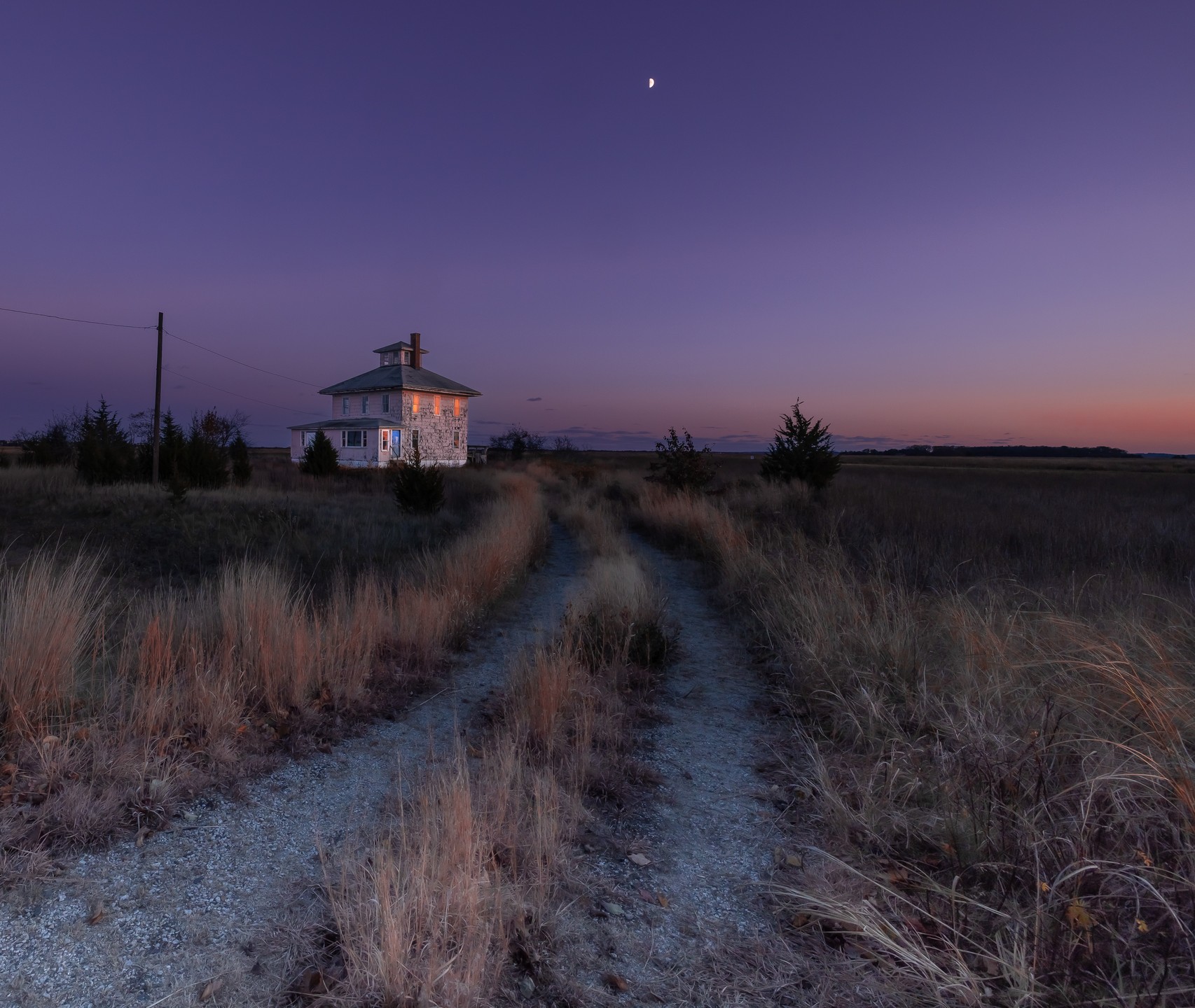 Pink House, Half Moon.