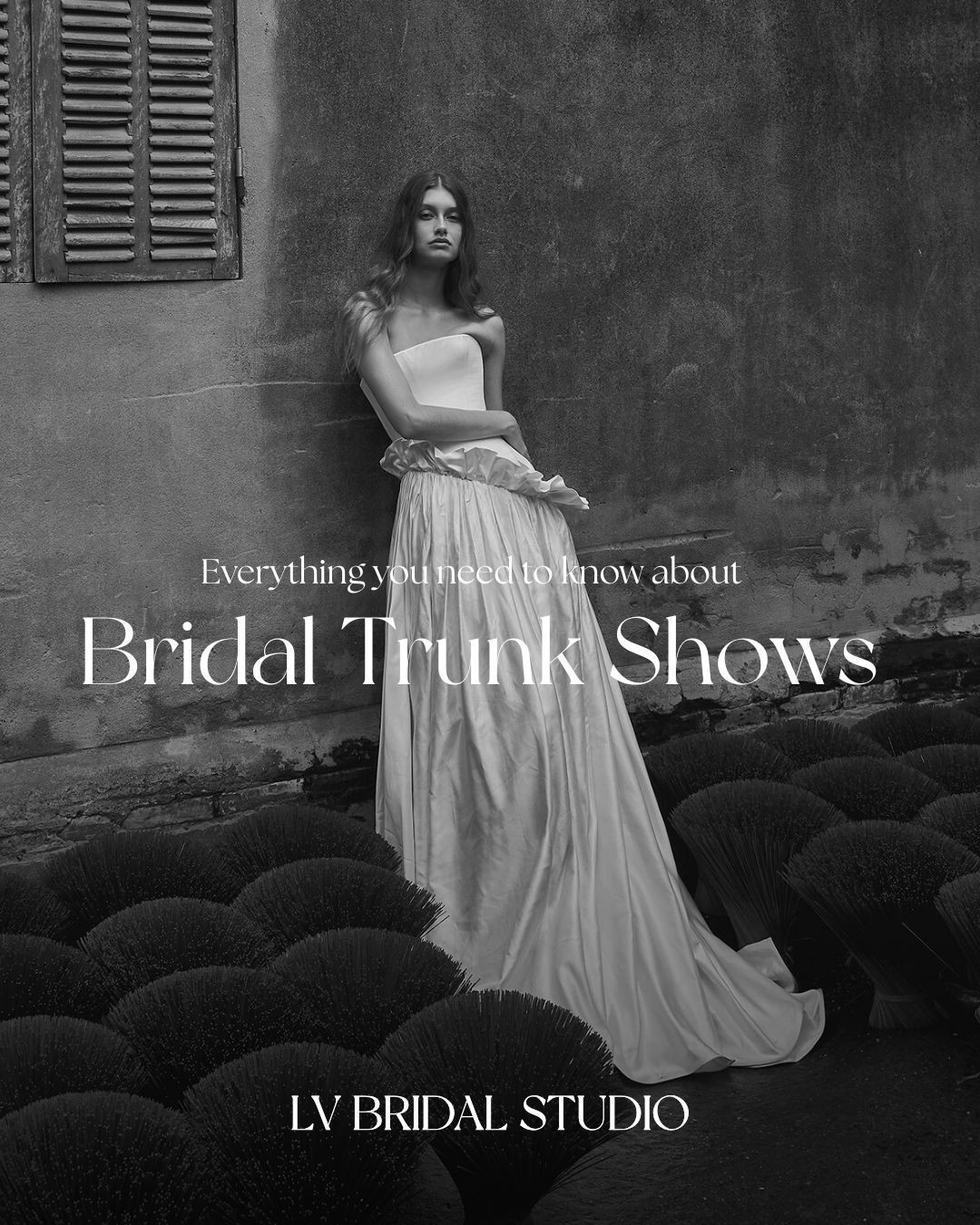 Everything you need to know about Bridal Trunk Shows.
Trunk shows offer a unique chance to see a designer’s full collection and try on styles you won’t find anywhere else in the UK. For brides who love exploring unique options, it’s the perfect way to explore all the possibilities for your dream dress.
More Choice. Exclusive Dresses. Unforgettable Styles.
Upcoming Trunk Shows:
Moira Hughes Couture
Vantage Collection
Currently at LV Bridal Studio, now until 7th February
KYH Bride
Waterlines Collection
6th - 15th March