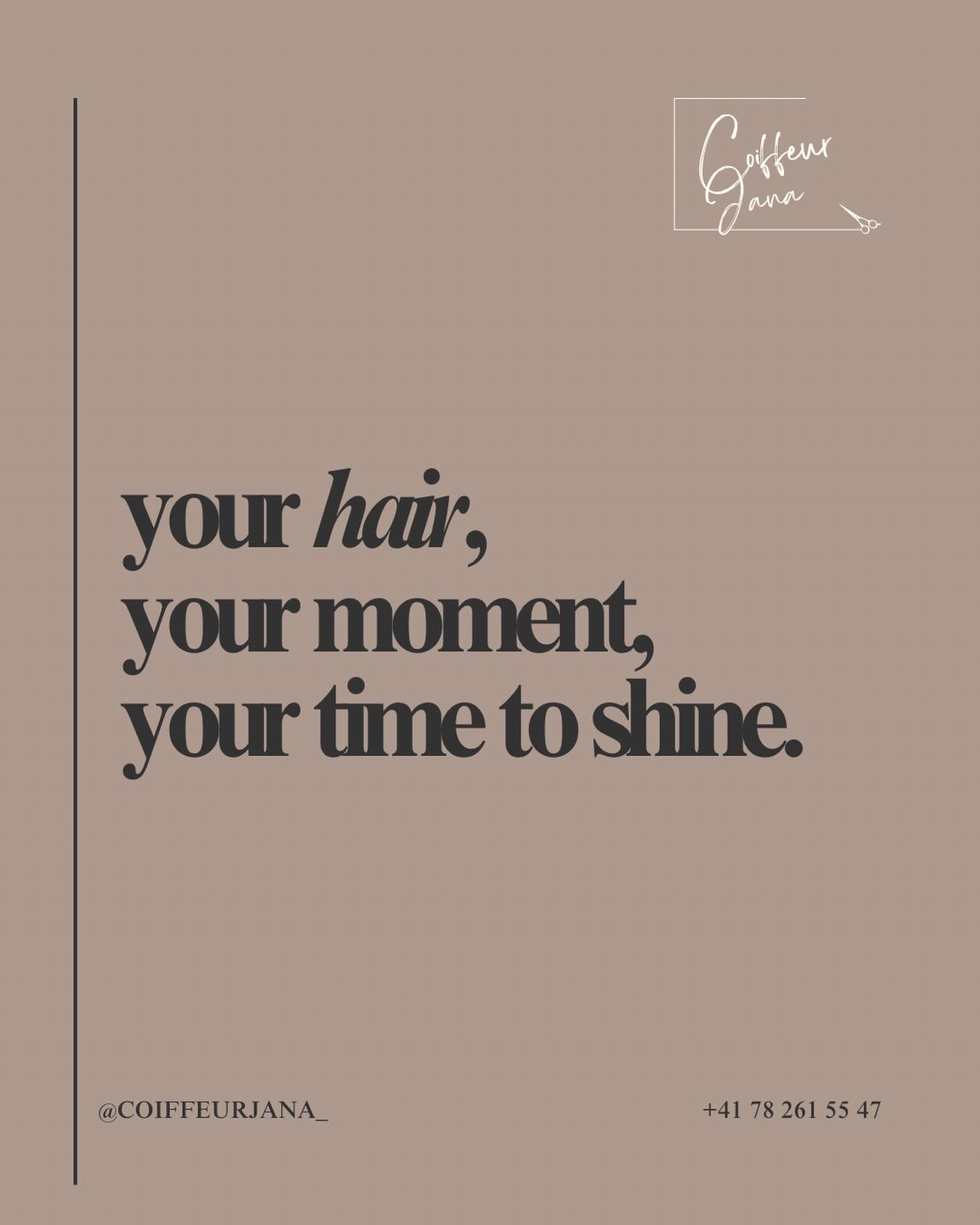 Mehr als nur Haare.
Ein Moment für dich.
Ein Look, der bleibt.
Ein Strahlen, das man sieht.🥰
#CoiffeurJana #Schmitten #swisshairdresser #salonvibes #loveyourhair