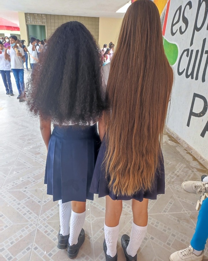 Cabello natural, diversidad y amor propio 🌹😍
Mis felicitaciones y sentimiento de orgullo por estas jóvenes de la Institución Educativa Trujillo 🌹