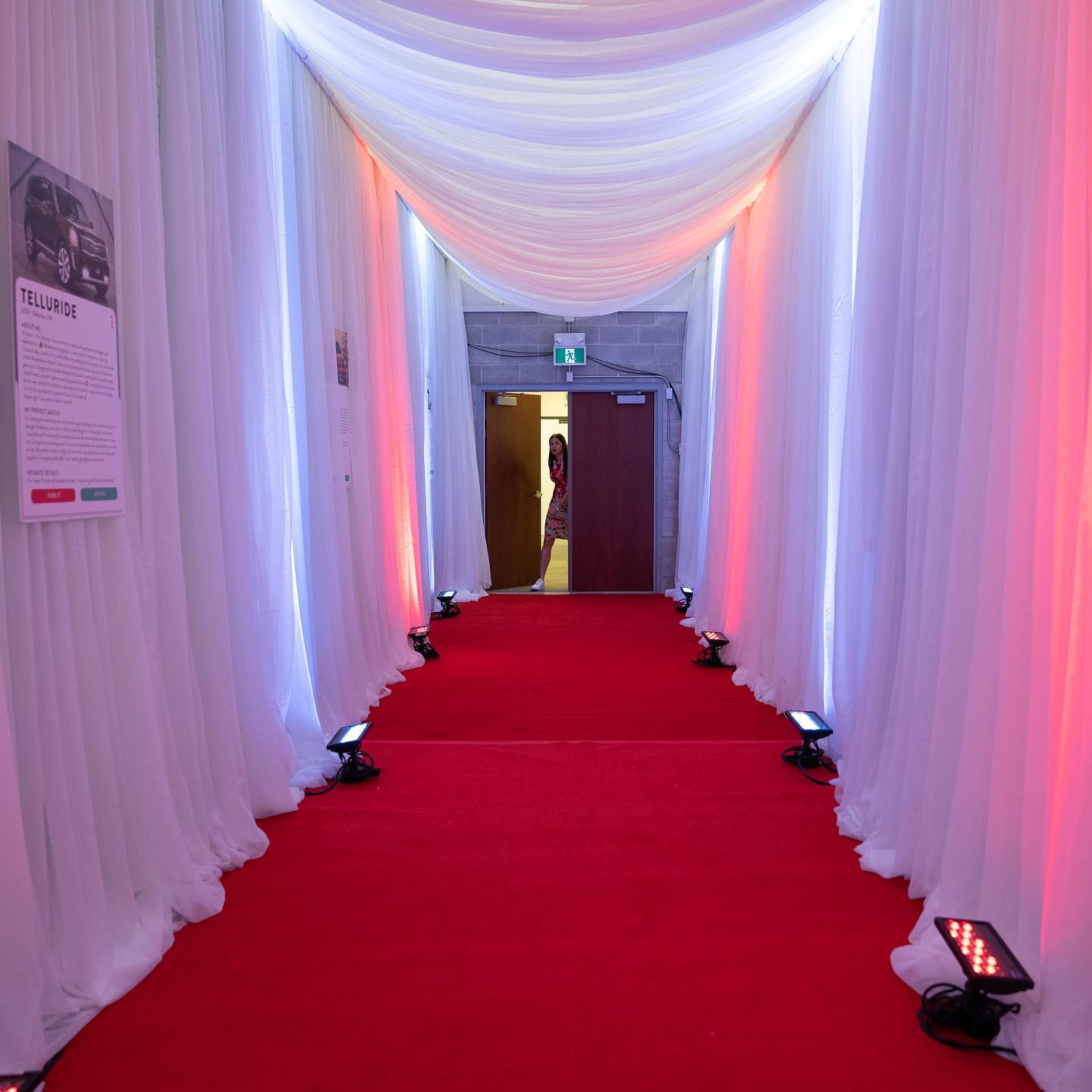 KIA CANADA 20th Anniversary. We created a red carpet experience and created a timeline of the company’s history by hanging posters of the KIA cars through the years. Draping & carpet by @designs.bydina #creativeeventsolutions #ces #corporatevents #kia #eventplanner #eventdesign #eventplannertoronto #mississauga #mississaugaevents #design #designer #style #party #partyplanner #wedding #decor #transformation #eventdecor #eventprofs #eventproducer #ideas #instagood #instadaily #partyideas #photography #localbusiness #luxury #luxuryevents #cars #cardealership
