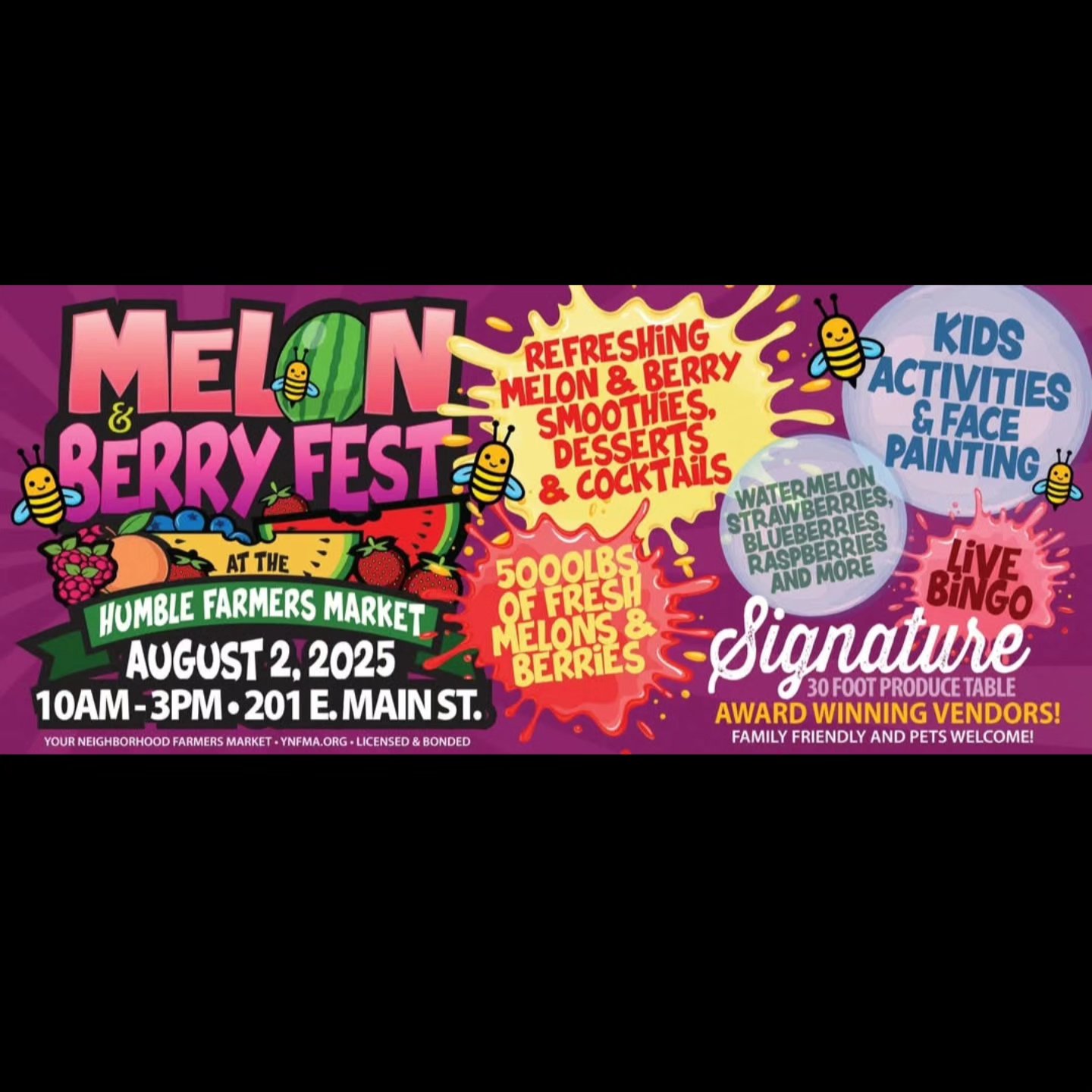 🍈🍓 This Saturday is about to get Sinfully Sweet!
Join us at the Humble Melon & Berry Festival for a day full of fun, laughter, and irresistible treats that’ll make your taste buds dance! 🎉✨
Sinful Bites will be serving up freshly baked goodies that are perfect for the whole family, whether you're craving a little sweetness or a whole dozen of deliciousness.
📍 Stop by our booth, grab your faves, and let’s make this weekend a treat to remember!
🛍️ Come for the berries, stay for the sinful bites! 😋
#HumbleMelonAndBerryFestival #SinfulBites #FarmersMarketFinds #MelonAndBerryFestival #SweetToothFix #FestivalVibes #HumbleTXEvents #FreshBakedLove #SupportLocalBakers #CookieLoversUnite #WeekendEats #ShopLocalHouston #SinfullyDelicious #SweetTreatsHouston #BerriesAndBliss #FamilyFunFestival #CustomCookiesHouston #FreshToOrder