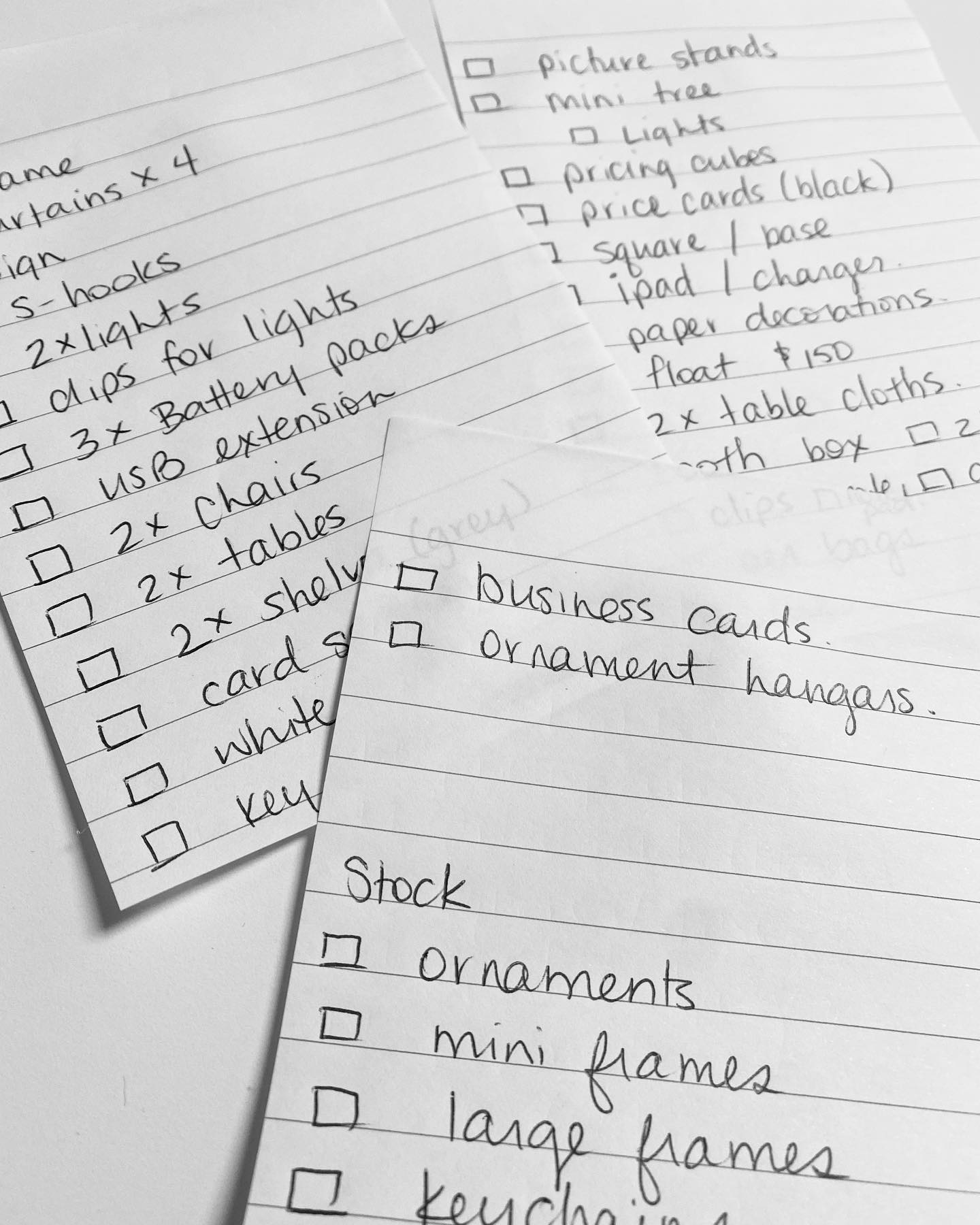 Lists on lists on lists!! So many things to pack up and set up at the @modern.makers.market.ptbo Holiday Market. I’m ready for tomorrow… are you?!?
#handmadecanada #smallbusinesscanada